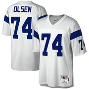 Merlin Olsen Los Angeles Rams Mitchell &amp; Ness Legacy Replica Jersey - White