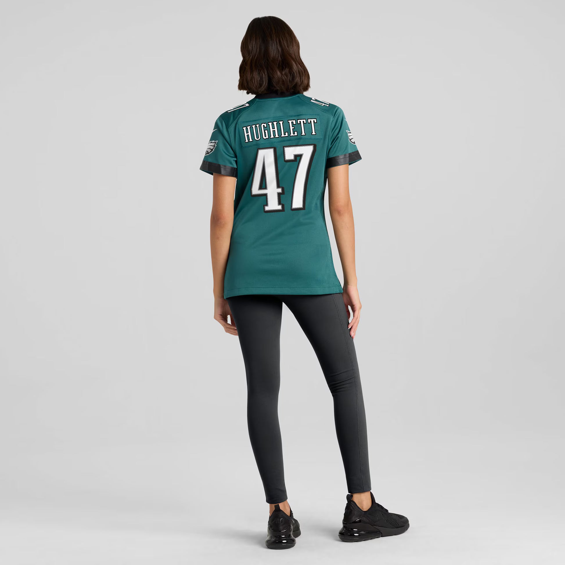 Charley Hughlett Philadelphia Eagles Nike Women's Team Game Jersey - Midnight Green