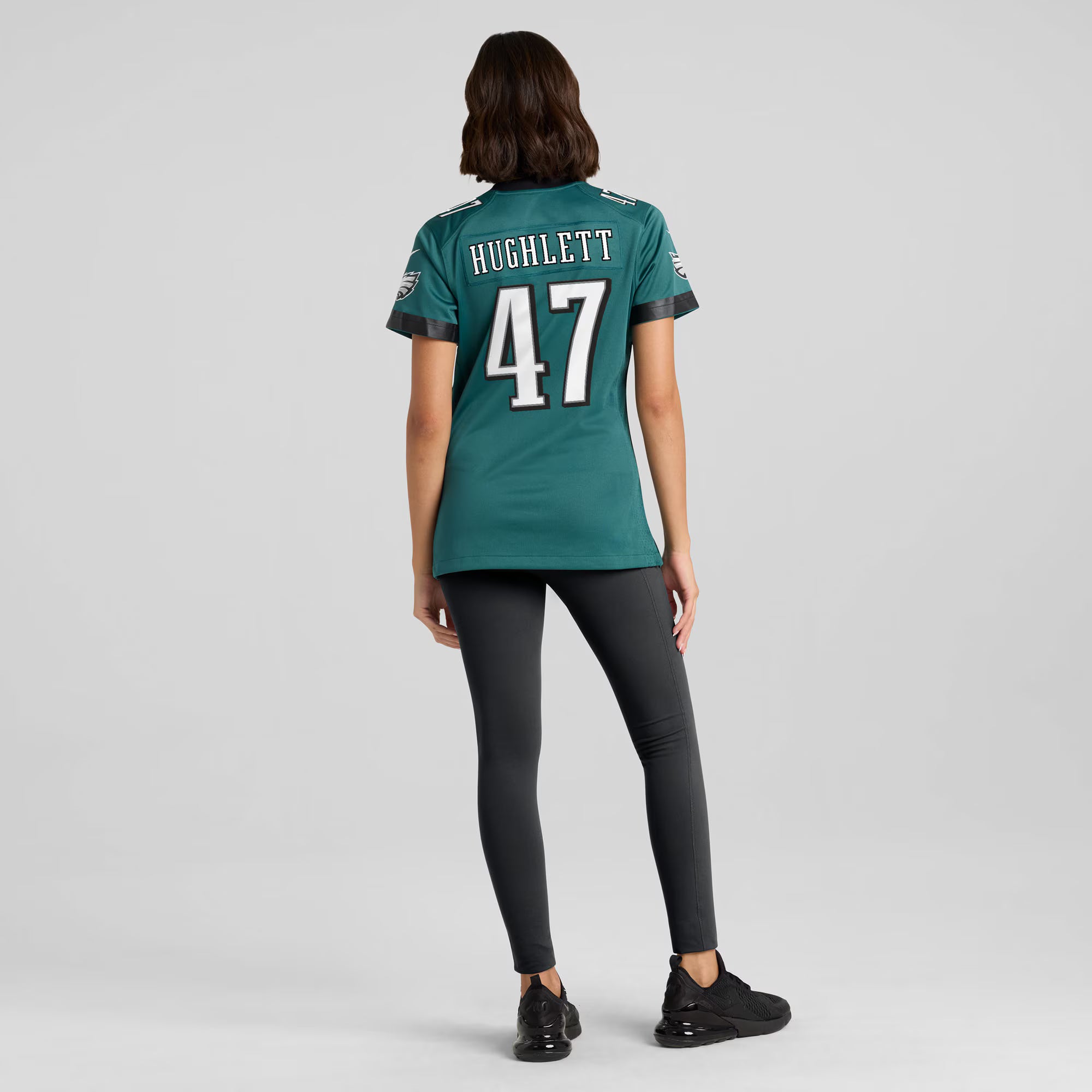 Charley Hughlett Philadelphia Eagles Nike Women's Team Game Jersey - Midnight Green