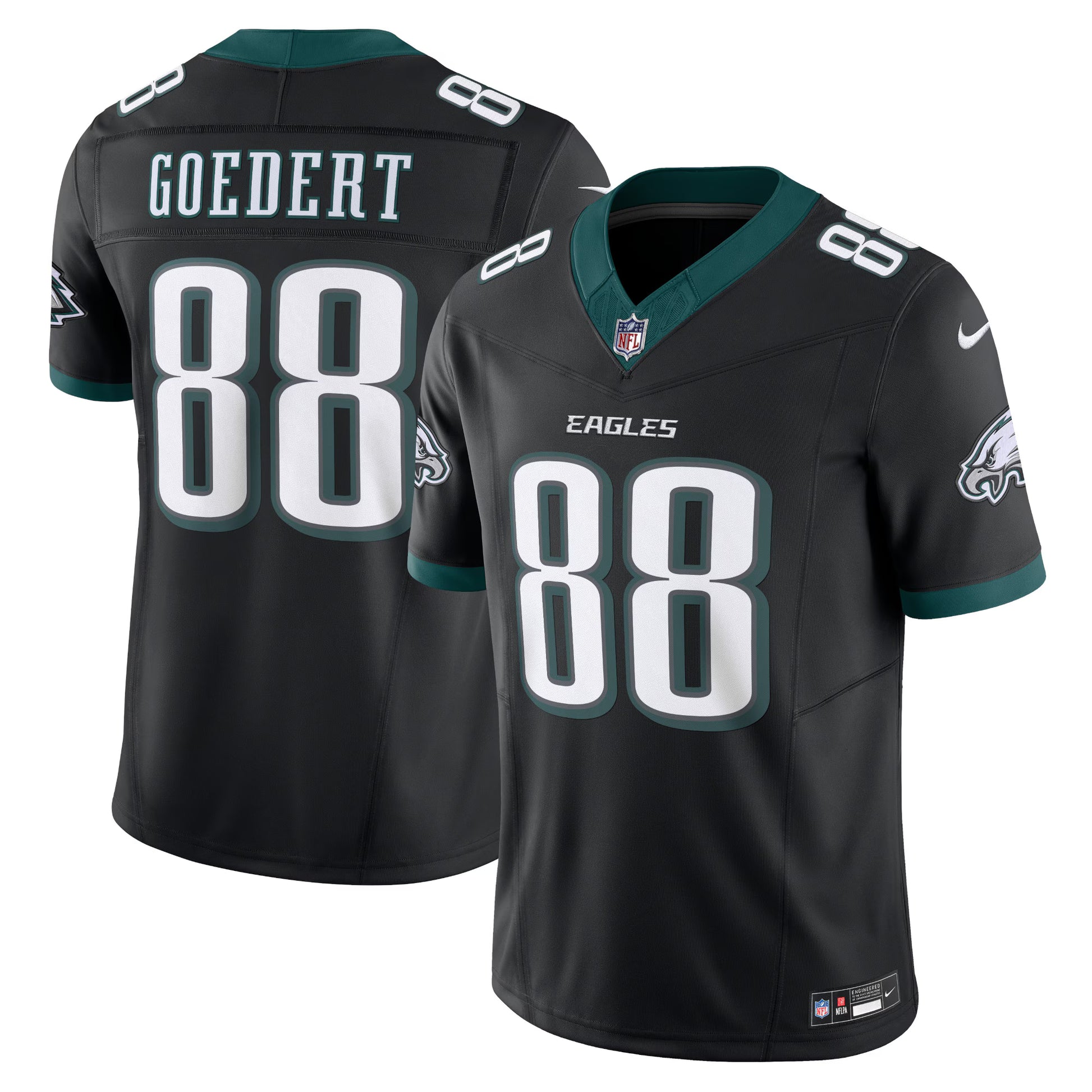 Dallas Goedert Philadelphia Eagles Nike Alternate Vapor F.U.S.E. Limited Jersey - Black