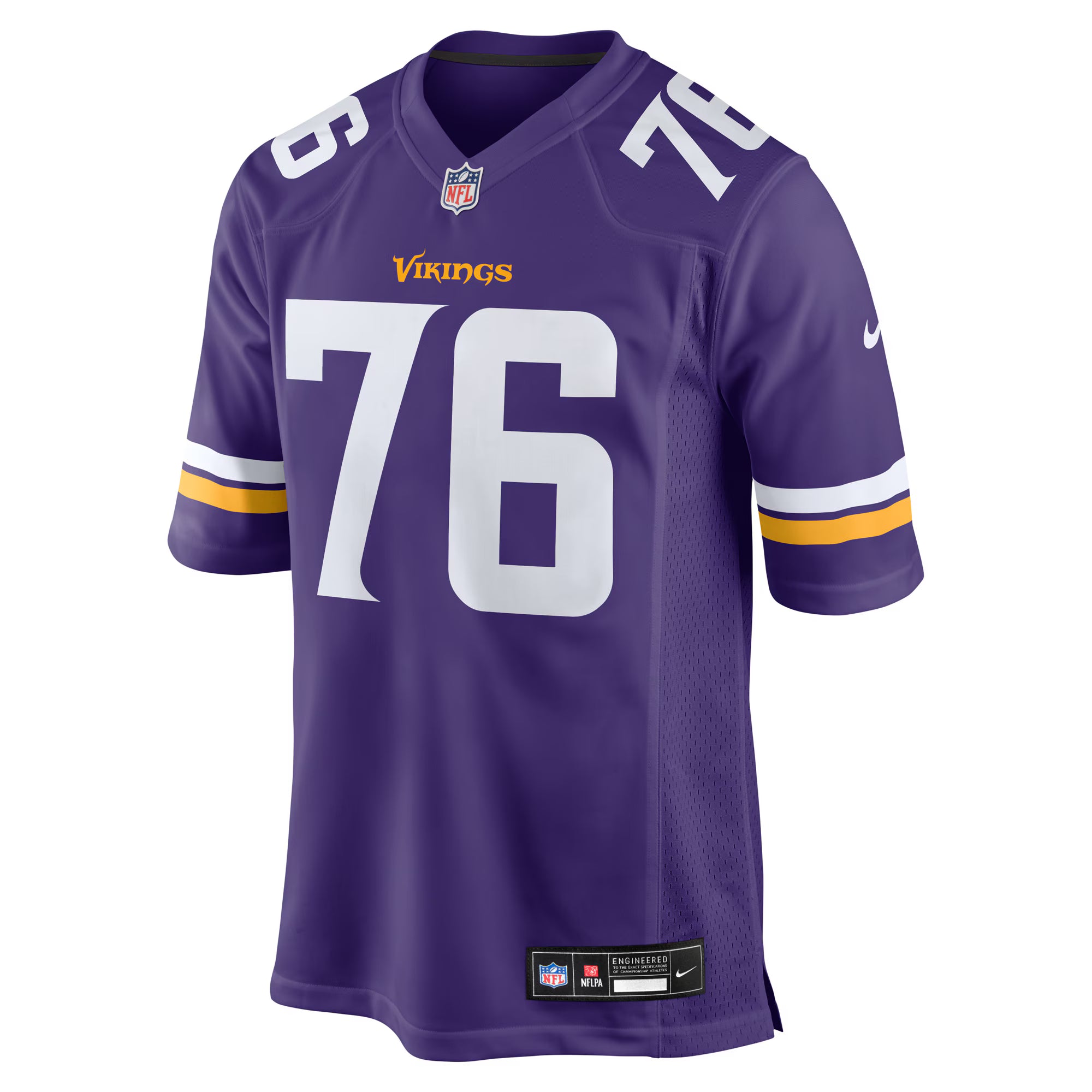 Will Fries Minnesota Vikings Nike Team Game Jersey -  Purple