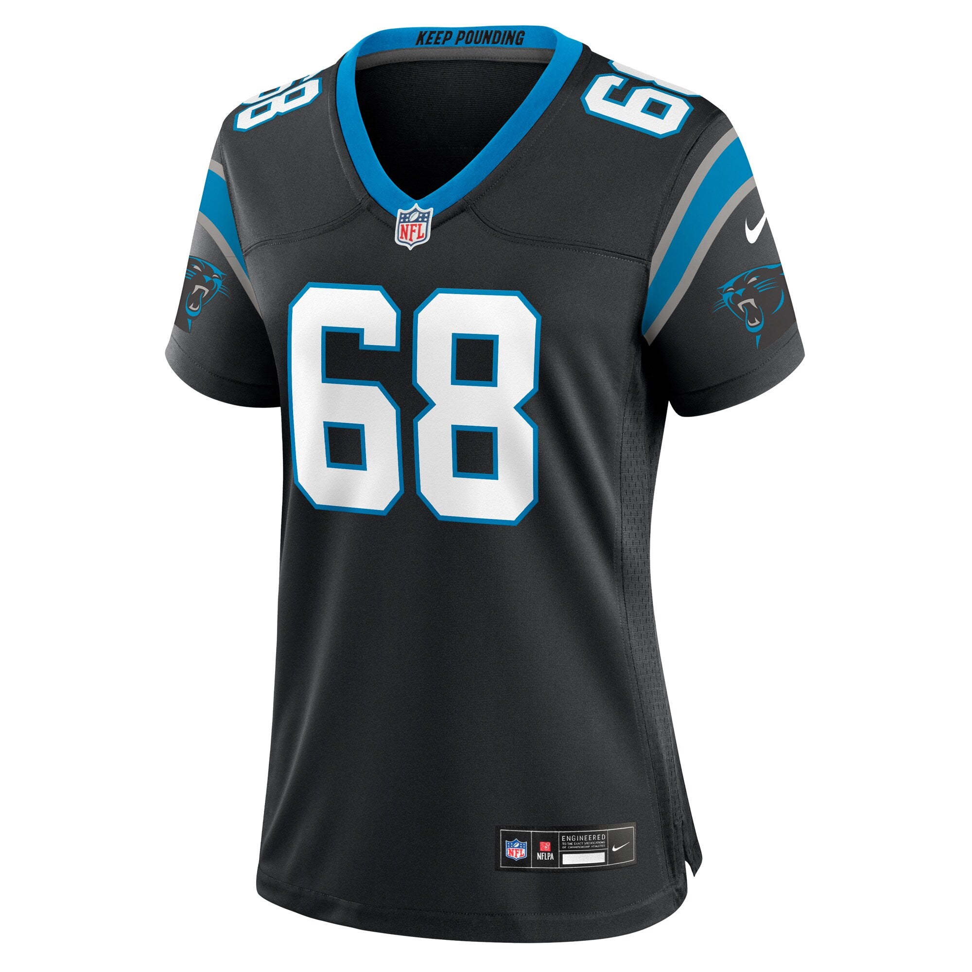 Damien Lewis Carolina Panthers Nike Women's  Game Jersey -  Black
