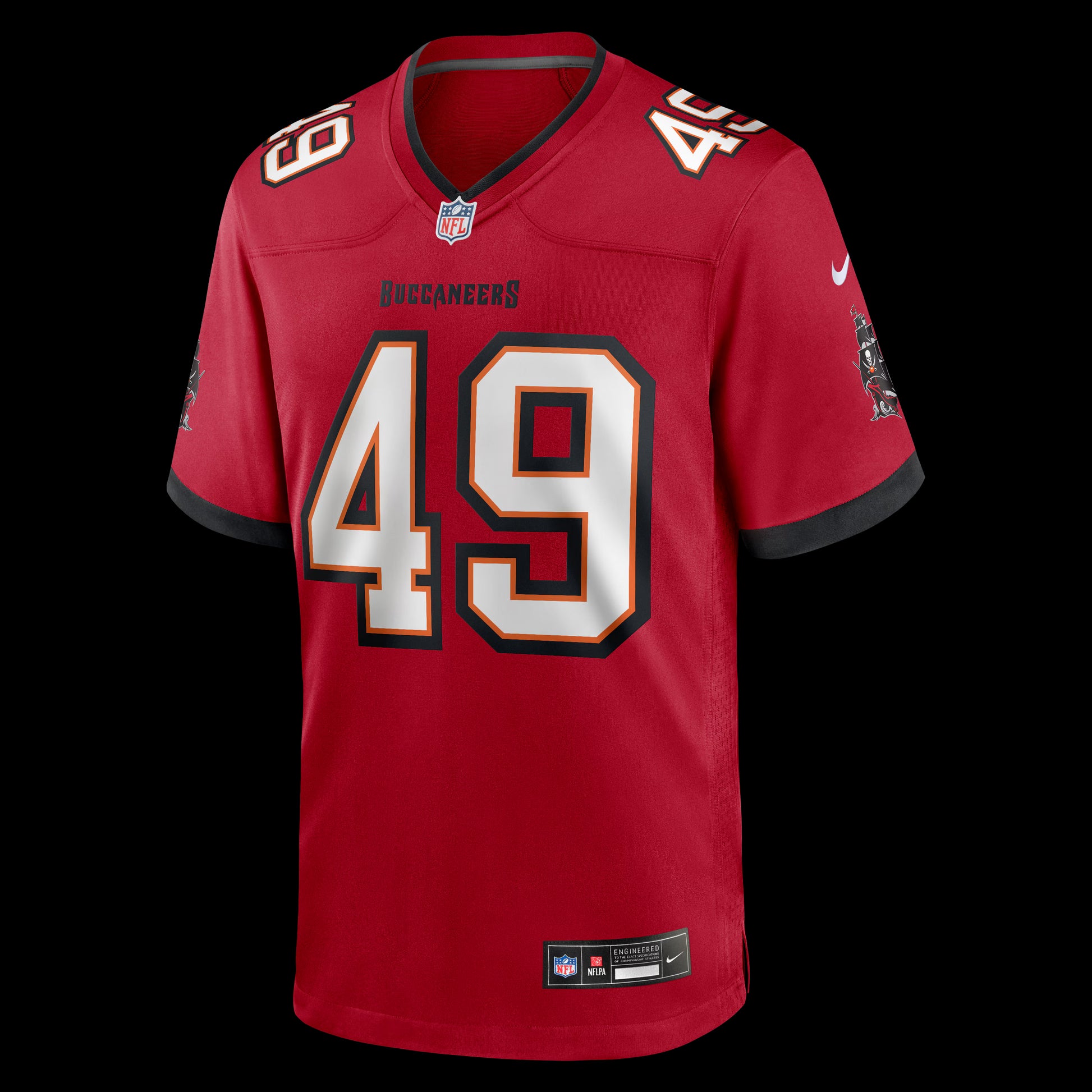 Owen Wright Tampa Bay Buccaneers Nike Team  Game Jersey -  Red