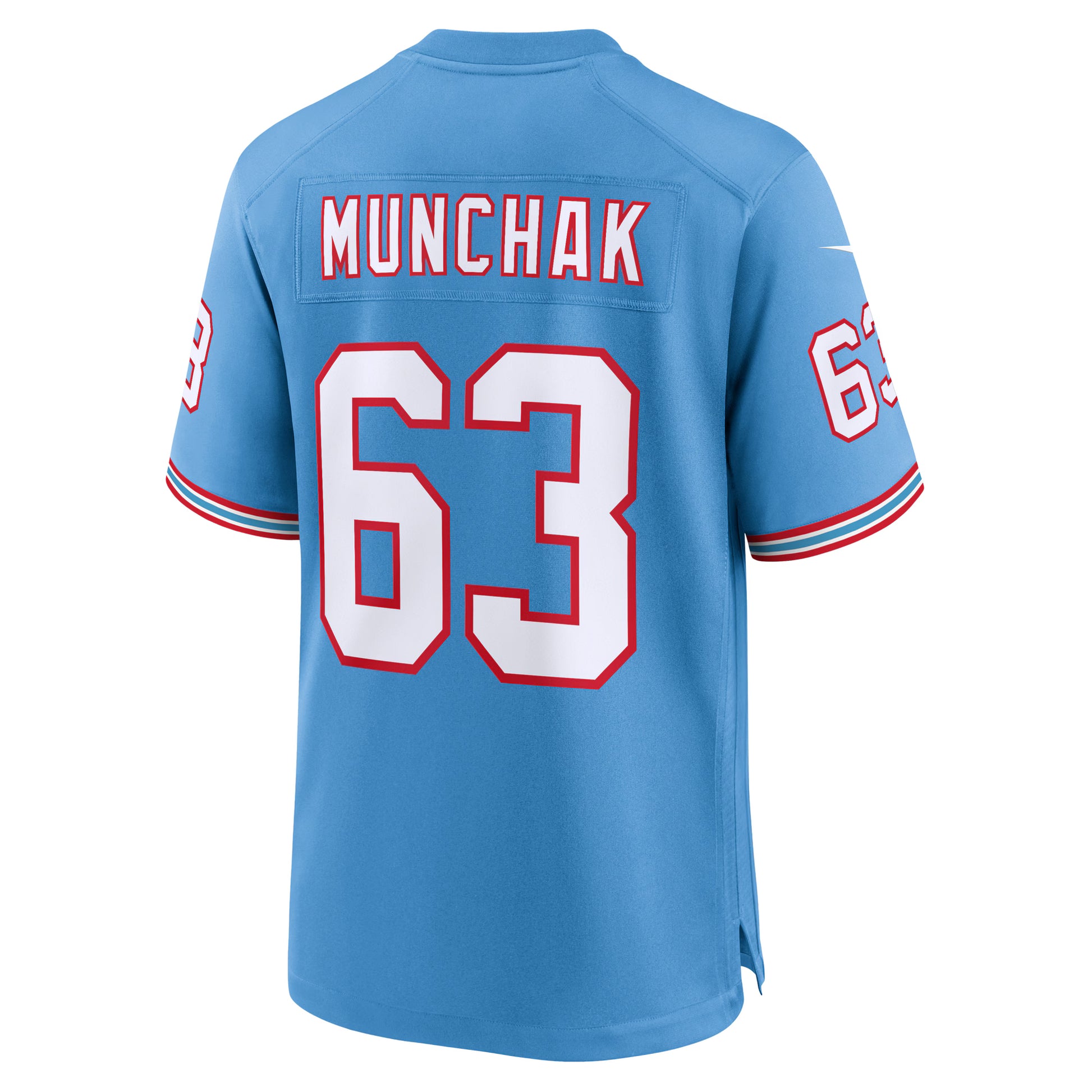Mike Munchak Tennessee Titans Nike Retired Player Alternate Game Jersey - Light Blue