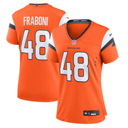 Mitchell Fraboni Denver Broncos Nike Women's Team Game Jersey -  Orange