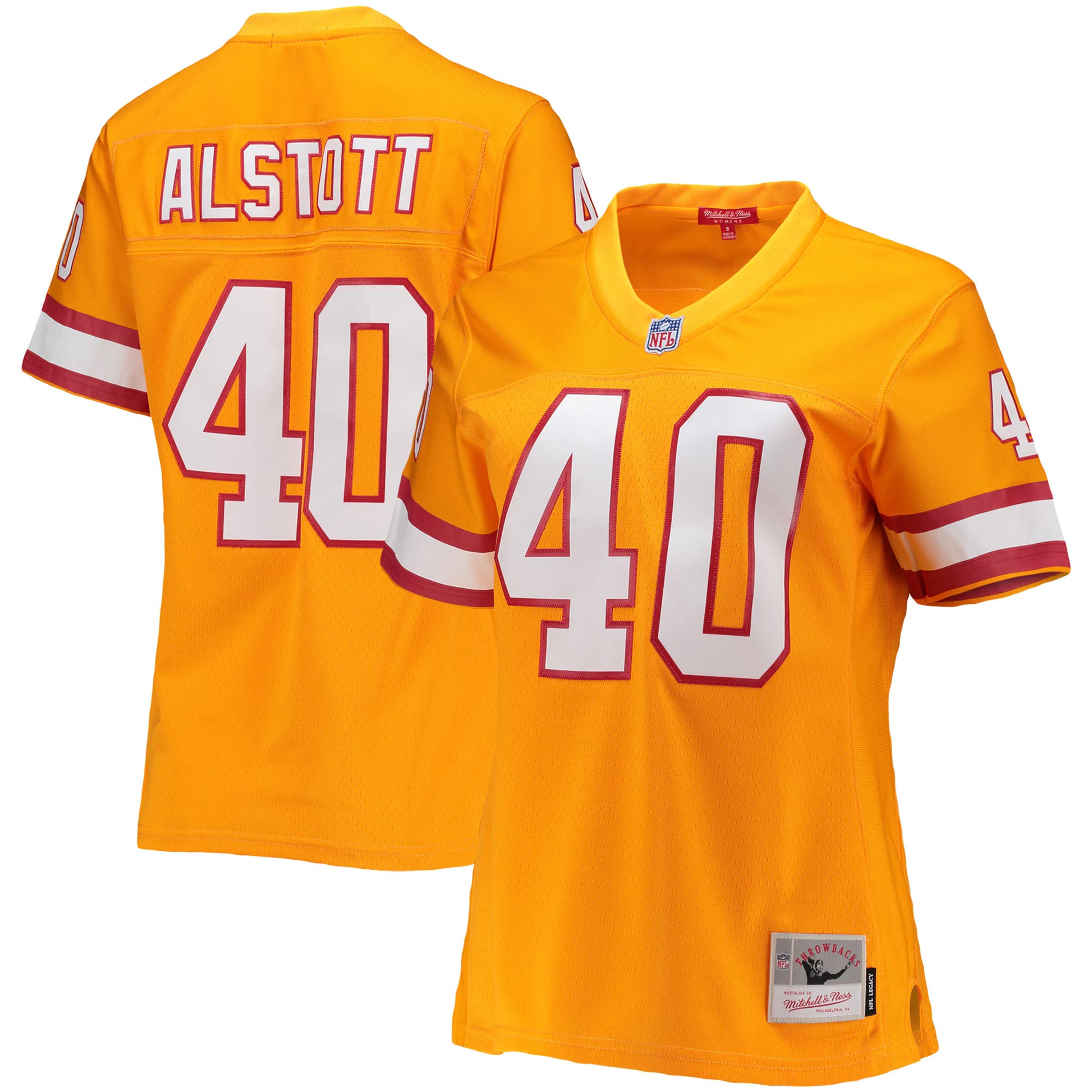 Mike Alstott Tampa Bay Buccaneers Mitchell &amp; Ness Women's Legacy Replica Player Jersey - Orange