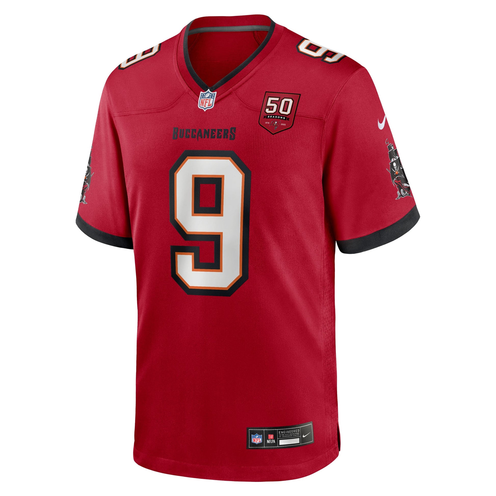 Emeka Egbuka Tampa Bay Buccaneers Nike  Team Game Jersey - Red