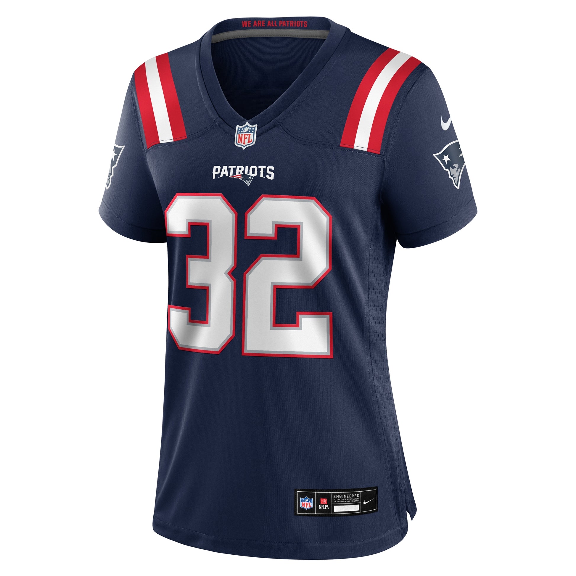 TreVeyon Henderson New England Patriots Nike Women's  Game Jersey -  Navy