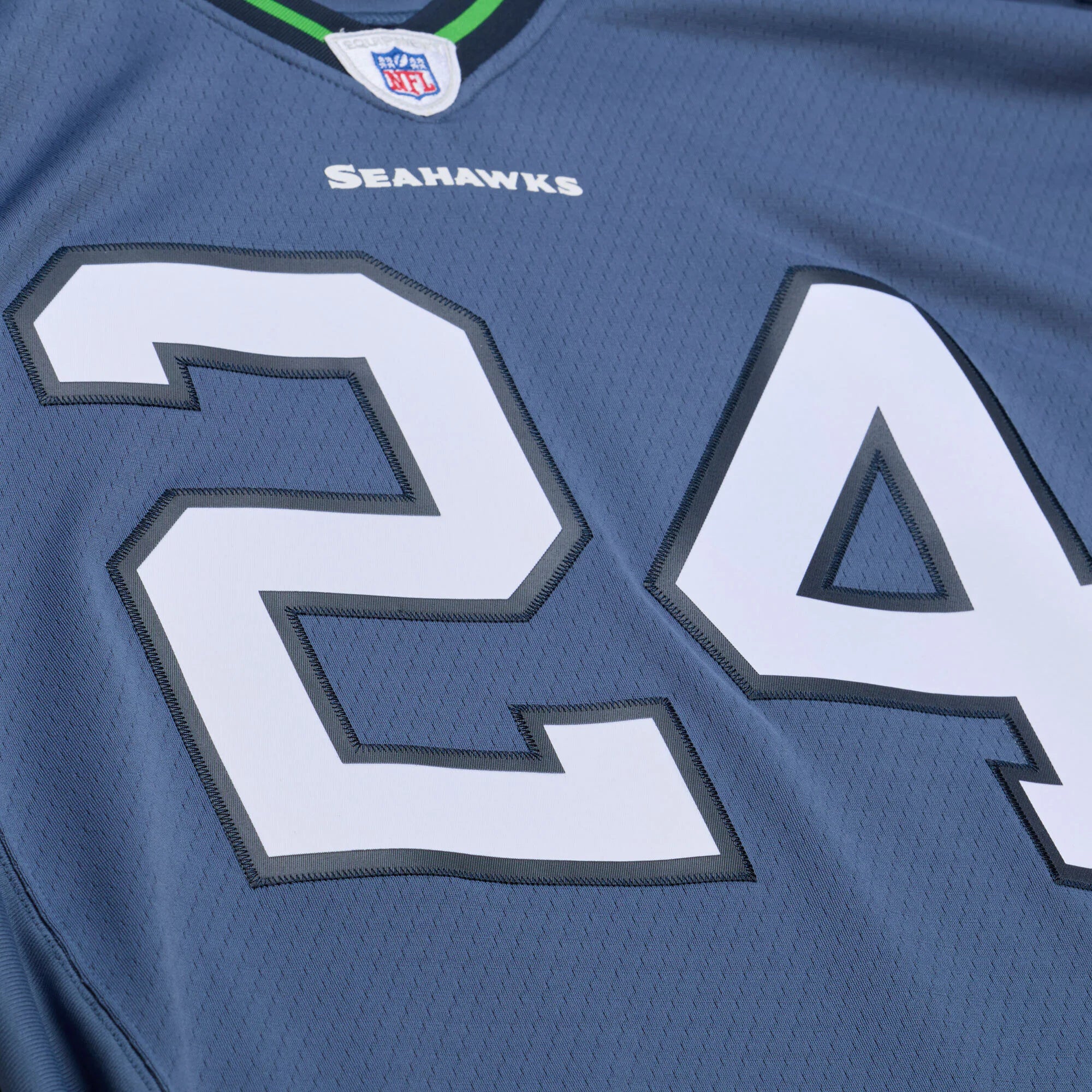 Marshawn Lynch Seattle Seahawks Mitchell &amp; Ness 2010 Legacy Throwback Replica Jersey - Blue