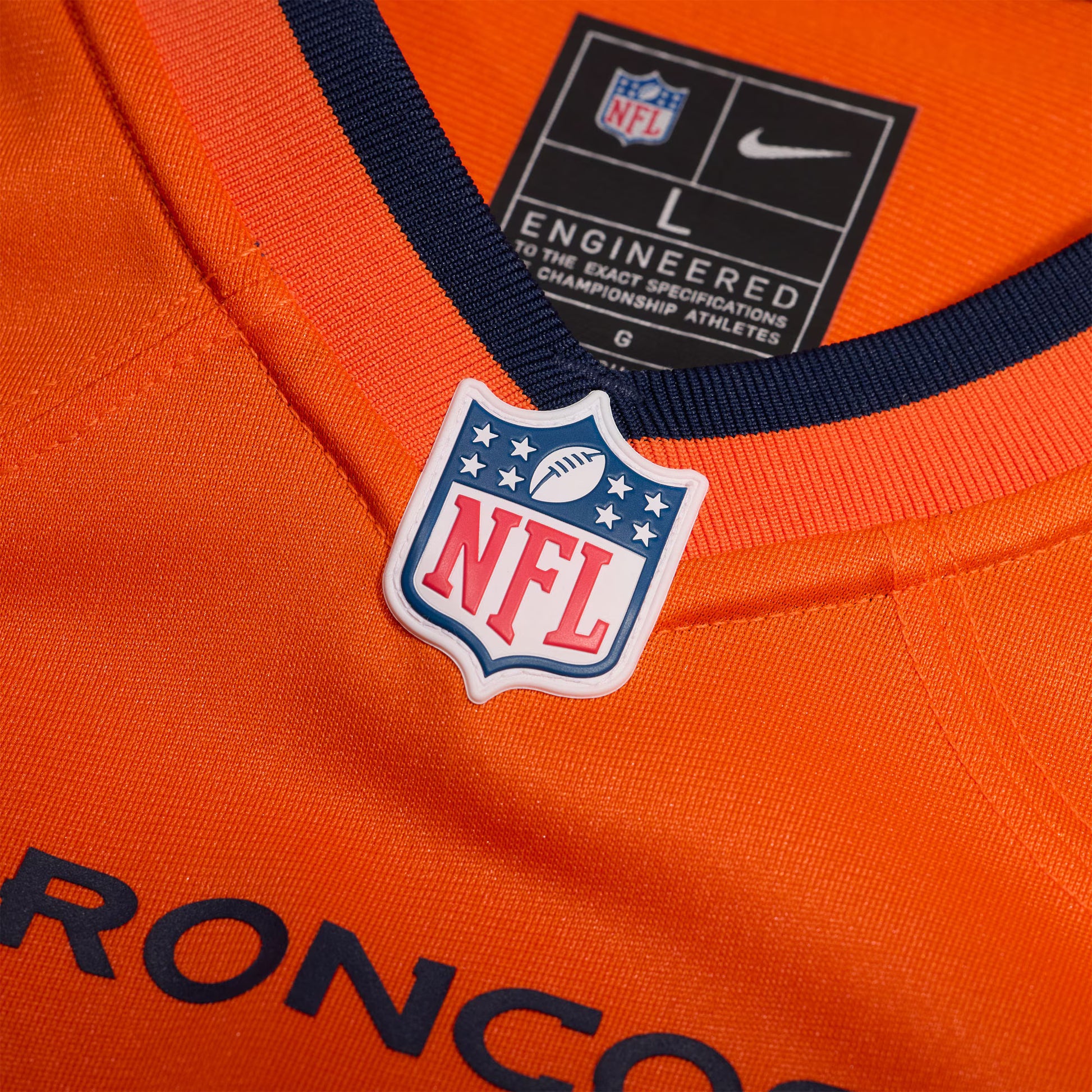 RJ Harvey Denver Broncos Nike Team Game Jersey -  Orange