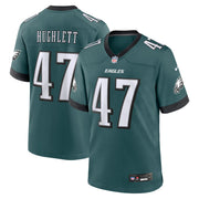 Charley Hughlett Philadelphia Eagles Nike Team Game Jersey - Midnight Green