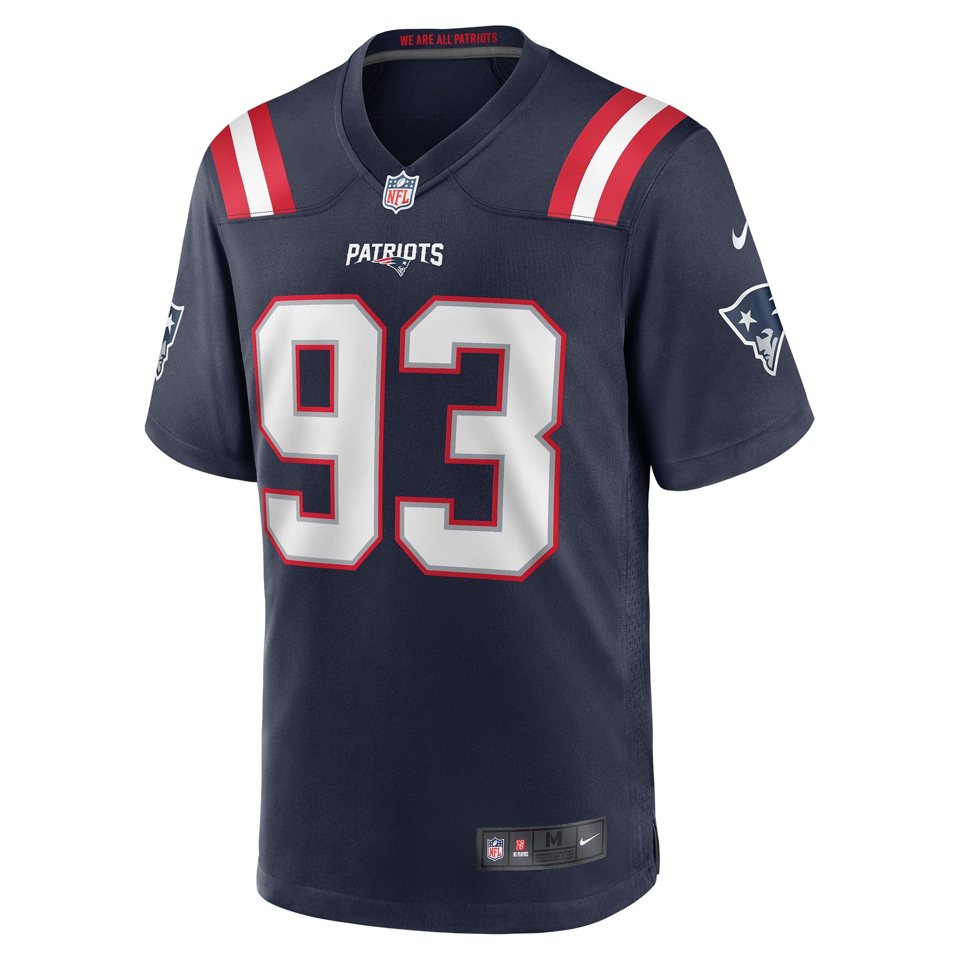 Richard Seymour New England Patriots Nike Retired Player Game Jersey - Navy