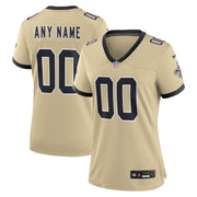 New Orleans Saints Nike Women's Gameday Golds Alternate Custom Game Jersey - Gold