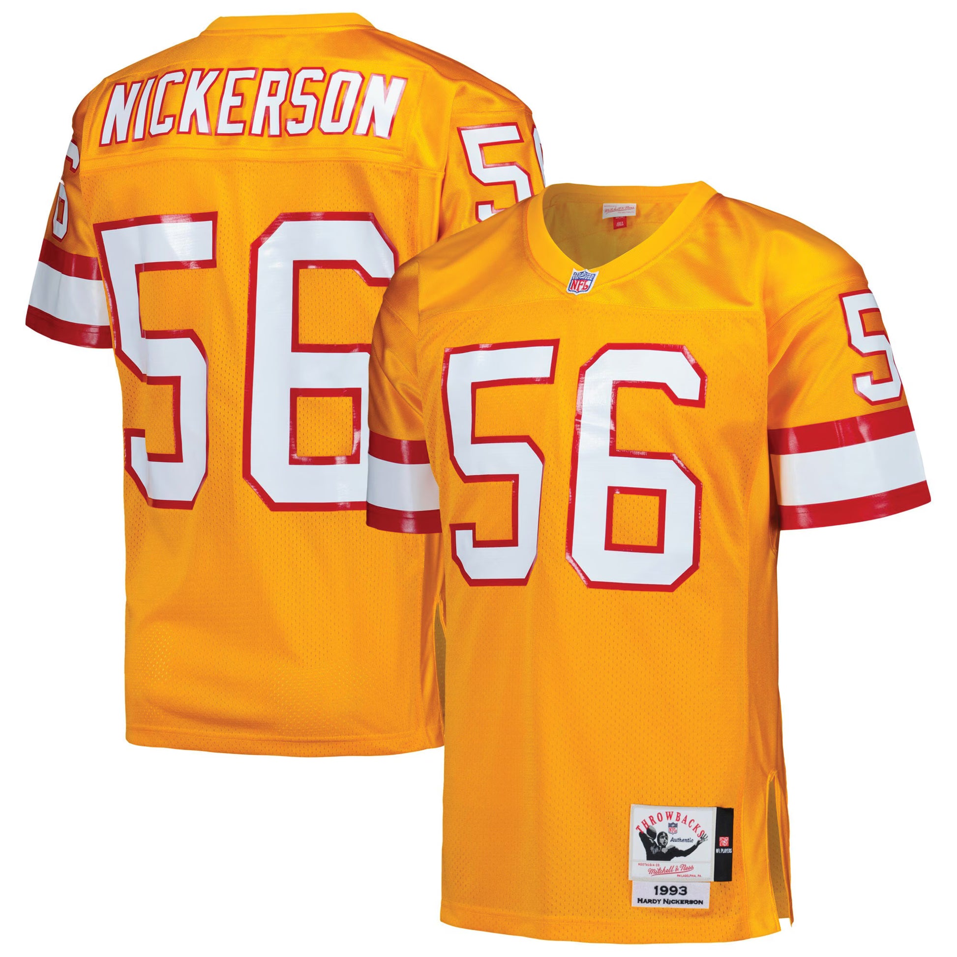 Hardy Nickerson Tampa Bay Buccaneers 1993 Mitchell &amp; Ness Authentic Throwback Retired Player Jersey - Orange