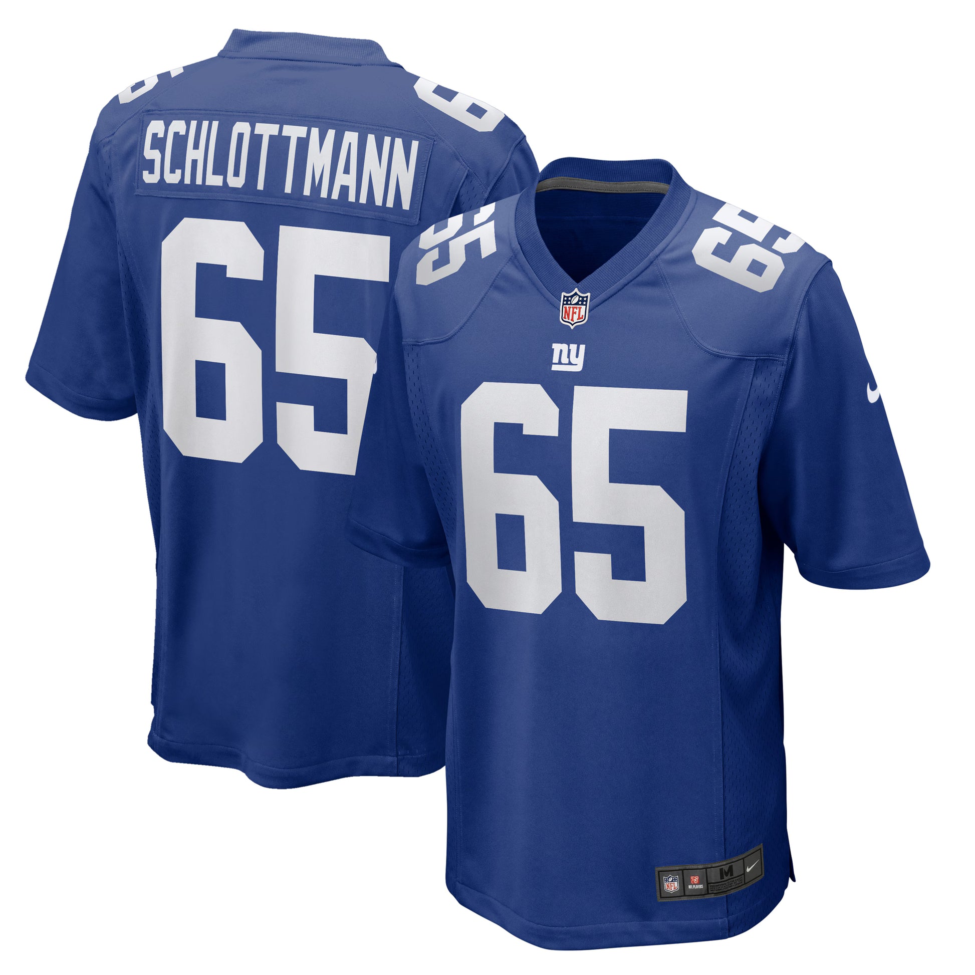 Austin Schlottmann New York Giants Nike Team Game Jersey -  Royal
