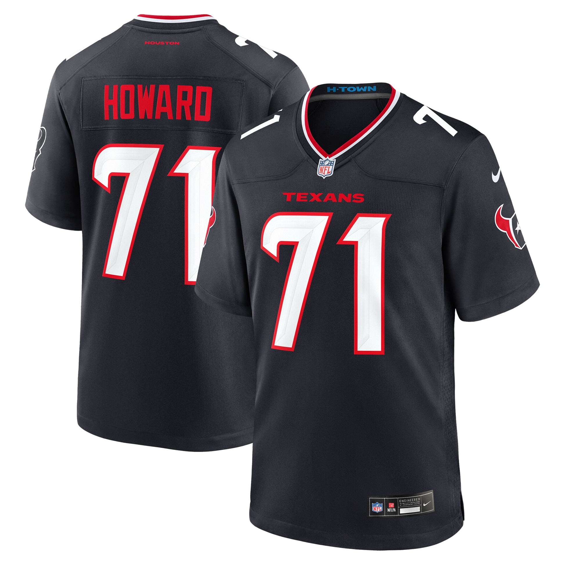 Tytus Howard Houston Texans Nike Team Game Jersey -  Navy
