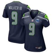 Kenneth Walker III Seattle Seahawks Nike Women's 50th Season Game Jersey - College Navy
