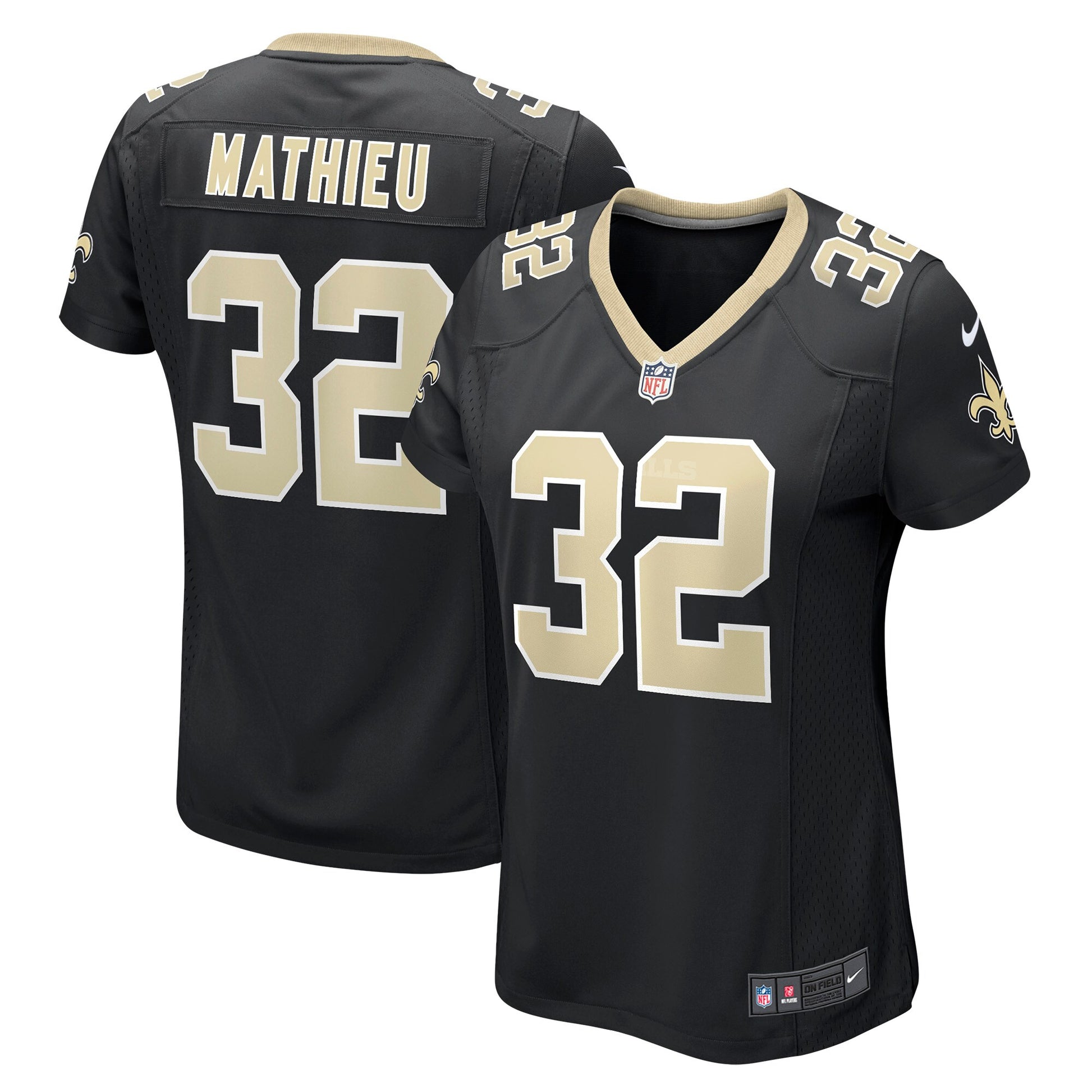 Tyrann Mathieu New Orleans Saints Nike Women's Player Jersey - Black