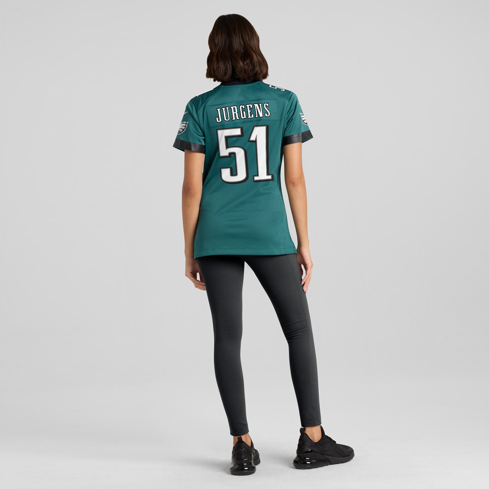 Cam Jurgens Philadelphia Eagles Nike Women's Team Game Jersey - Midnight Green