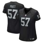 Germaine Pratt Las Vegas Raiders Nike Women's Team Game Jersey -  Black