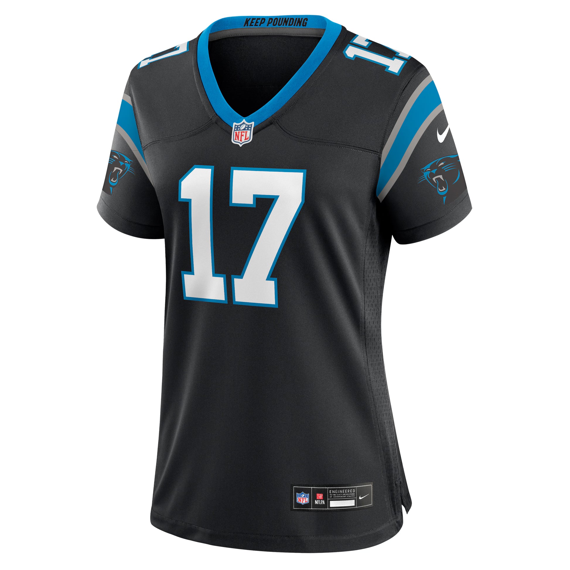 Xavier Legette Carolina Panthers Nike Women's Game Jersey -  Black
