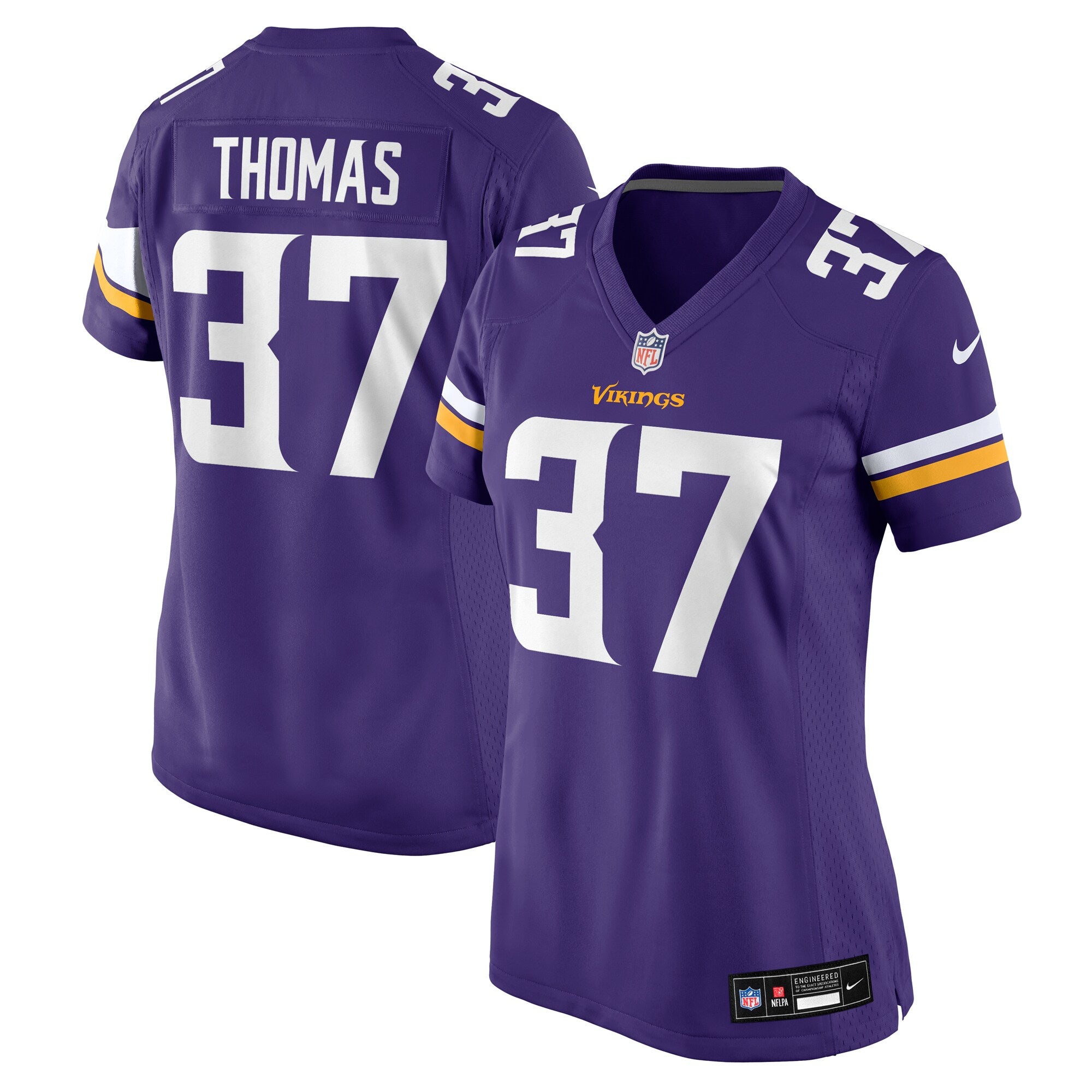 Tavierre Thomas Minnesota Vikings Nike Women's Team Game Jersey -  Purple