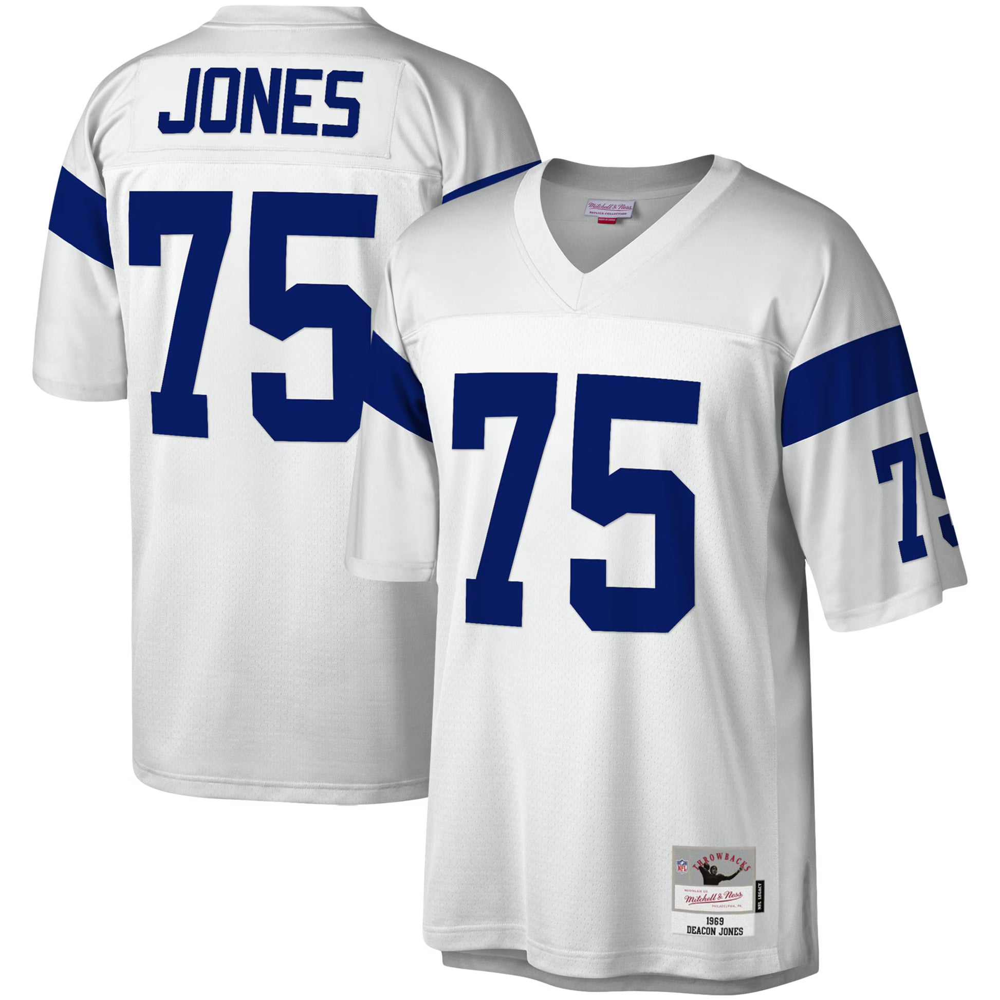 Deacon Jones Los Angeles Rams Mitchell &amp; Ness Legacy Replica Jersey - White