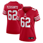 Austen Pleasants San Francisco 49ers Nike Women's Team Game Jersey -  Scarlet