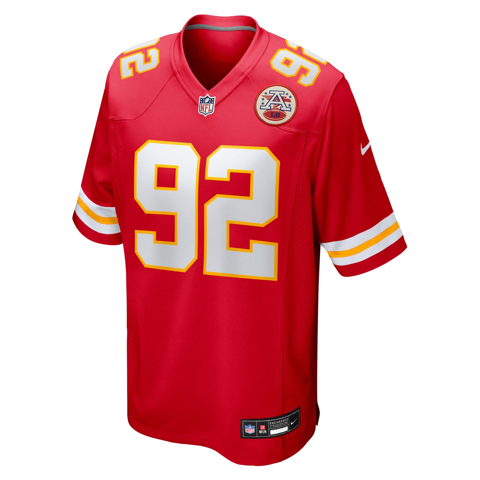 Derrick Nnadi Kansas City Chiefs Nike Team Game Jersey -  Red