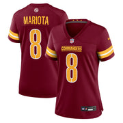 Marcus Mariota Washington Commanders Nike Women's Team Game Jersey -  Burgundy