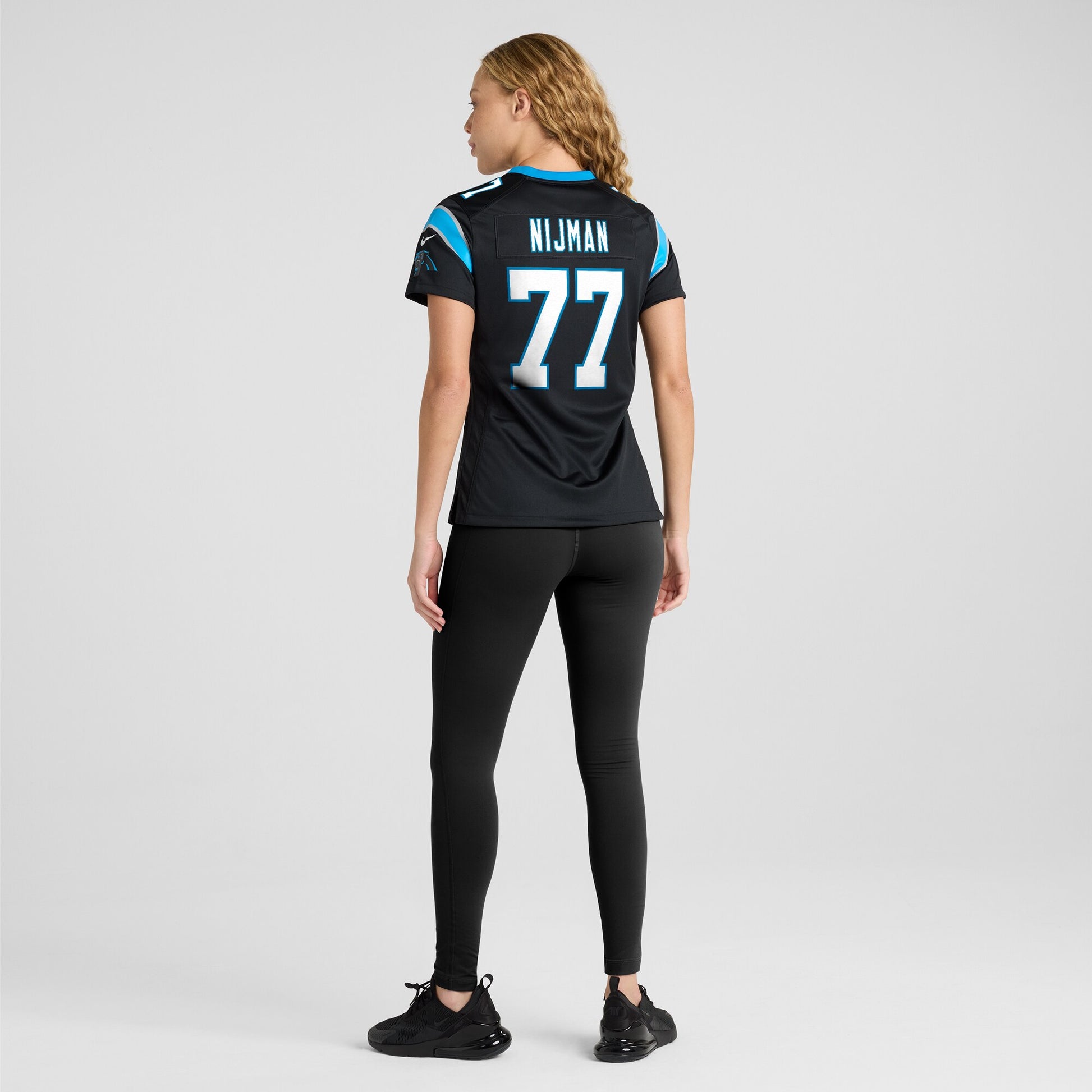Yosh Nijman Carolina Panthers Nike Women's  Game Jersey -  Black