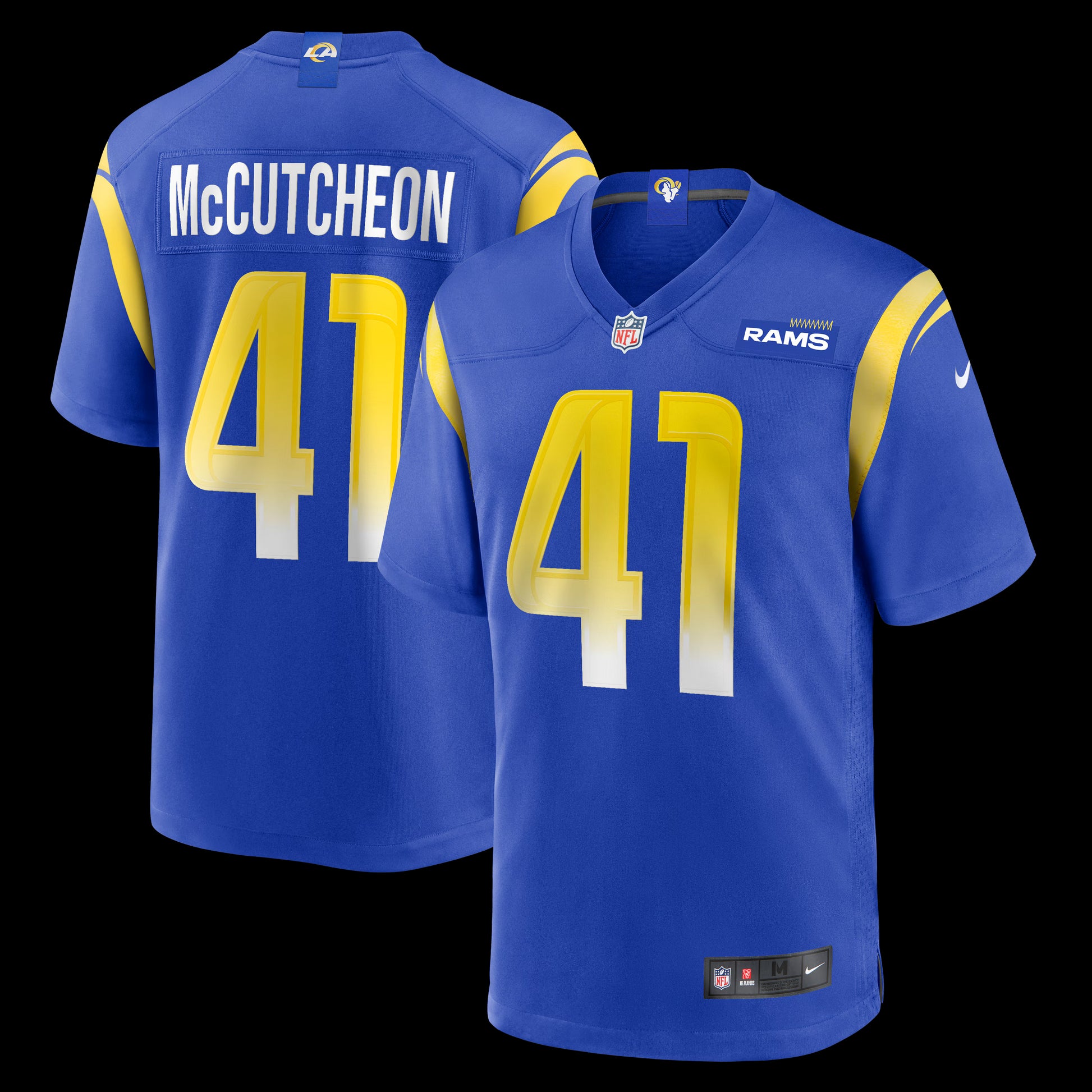 Cameron McCutcheon Los Angeles Rams Nike  Game Jersey - Royal
