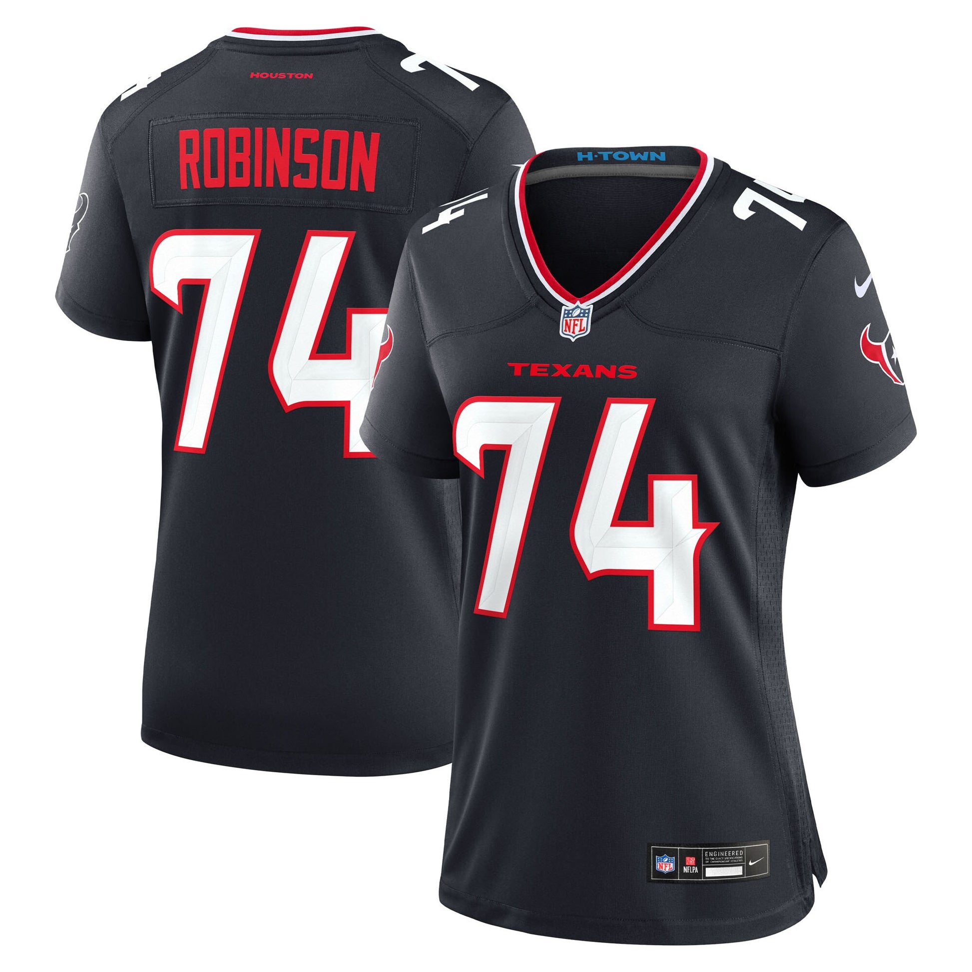 Cam Robinson Houston Texans Nike Women's Team Game Jersey -  Navy