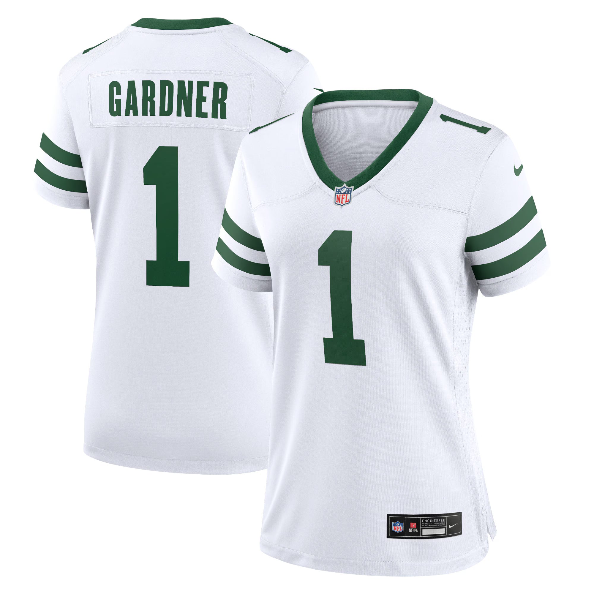 Ahmad Sauce Gardner New York Jets Nike Women's Game Jersey - Legacy White