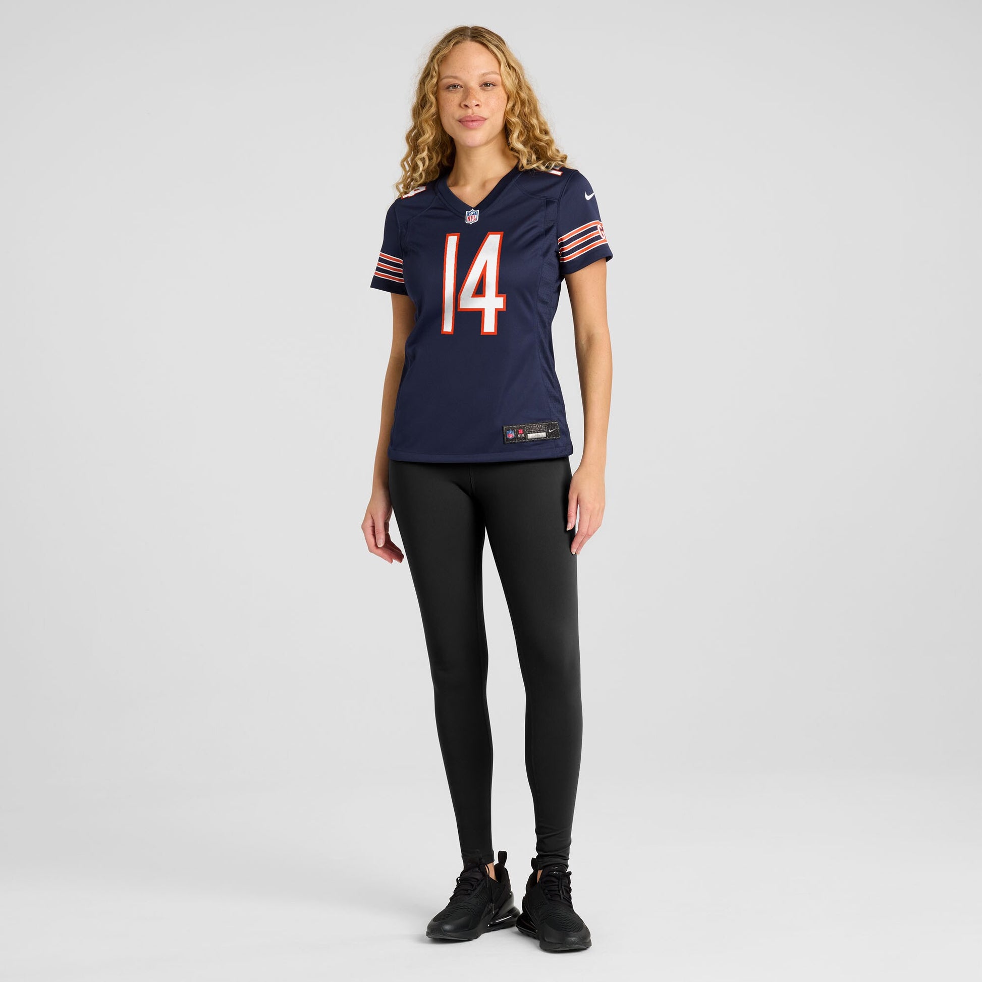 Olamide Zaccheaus Chicago Bears Nike Women's Team Game Jersey -  Navy