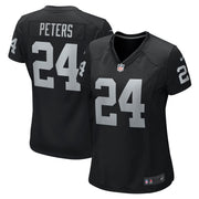 Marcus Peters Las Vegas Raiders Nike Women's Team Game Jersey -  Black