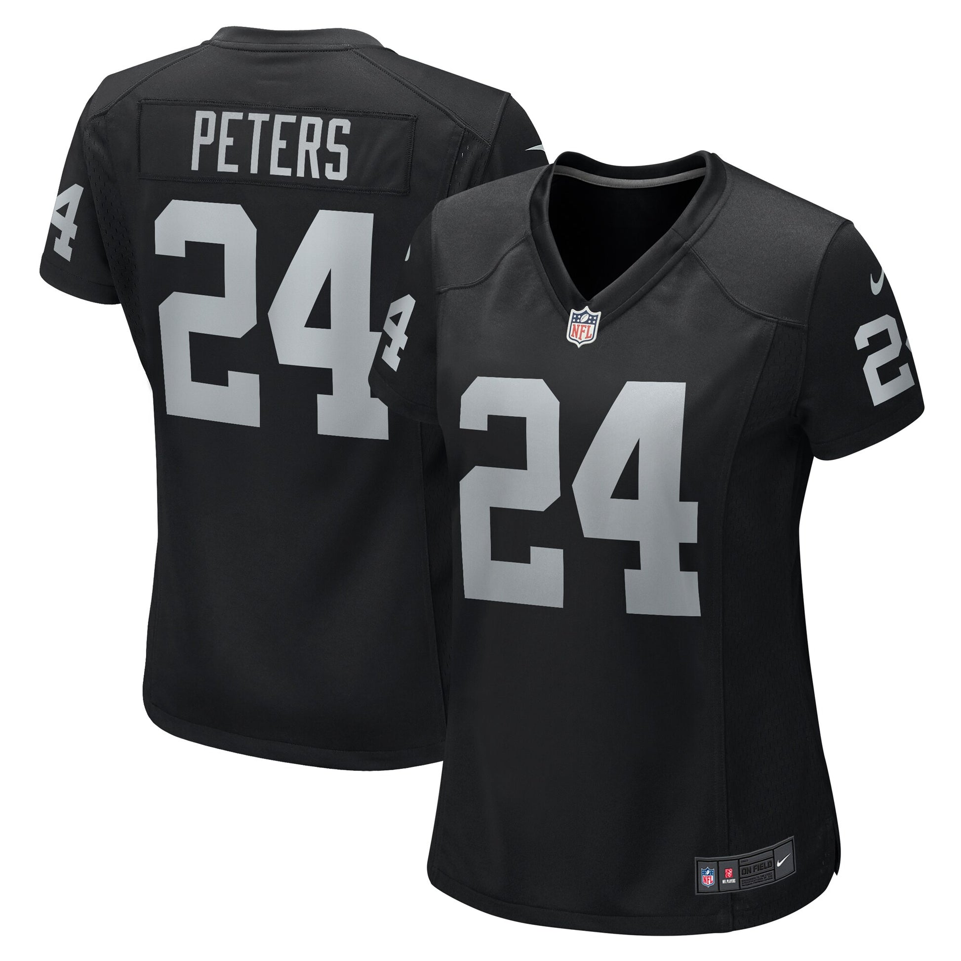Marcus Peters Las Vegas Raiders Nike Women's Team Game Jersey -  Black