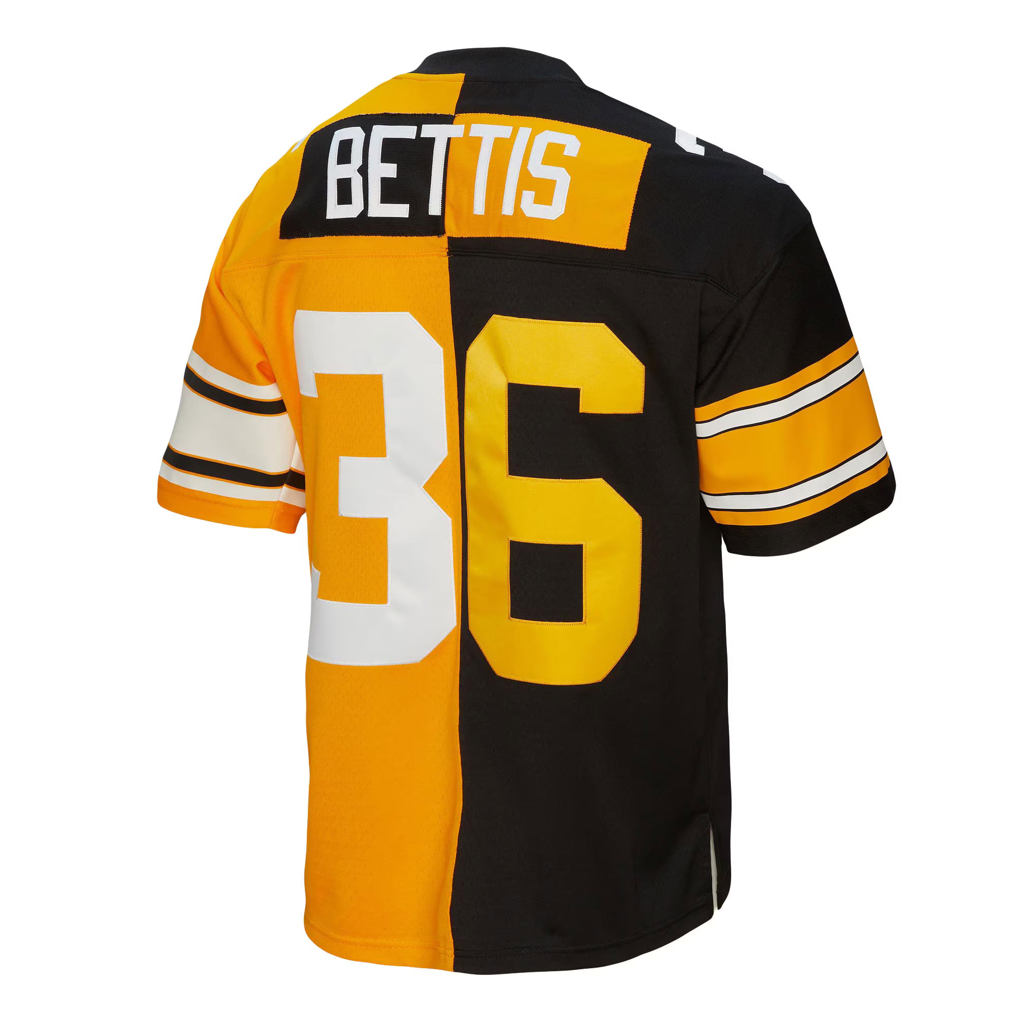 Jerome Bettis Pittsburgh Steelers Mitchell &amp; Ness 1996 Split Legacy Replica Jersey - Black/Gold