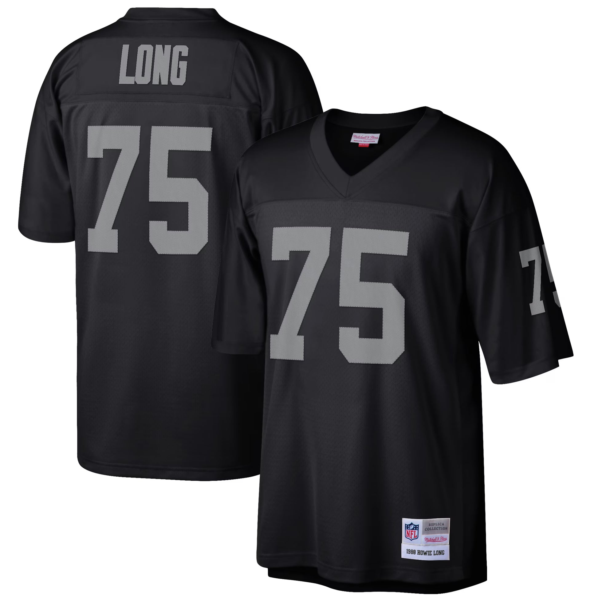 Howie Long Las Vegas Raiders Mitchell &amp; Ness Retired Player Legacy Replica Jersey - Black