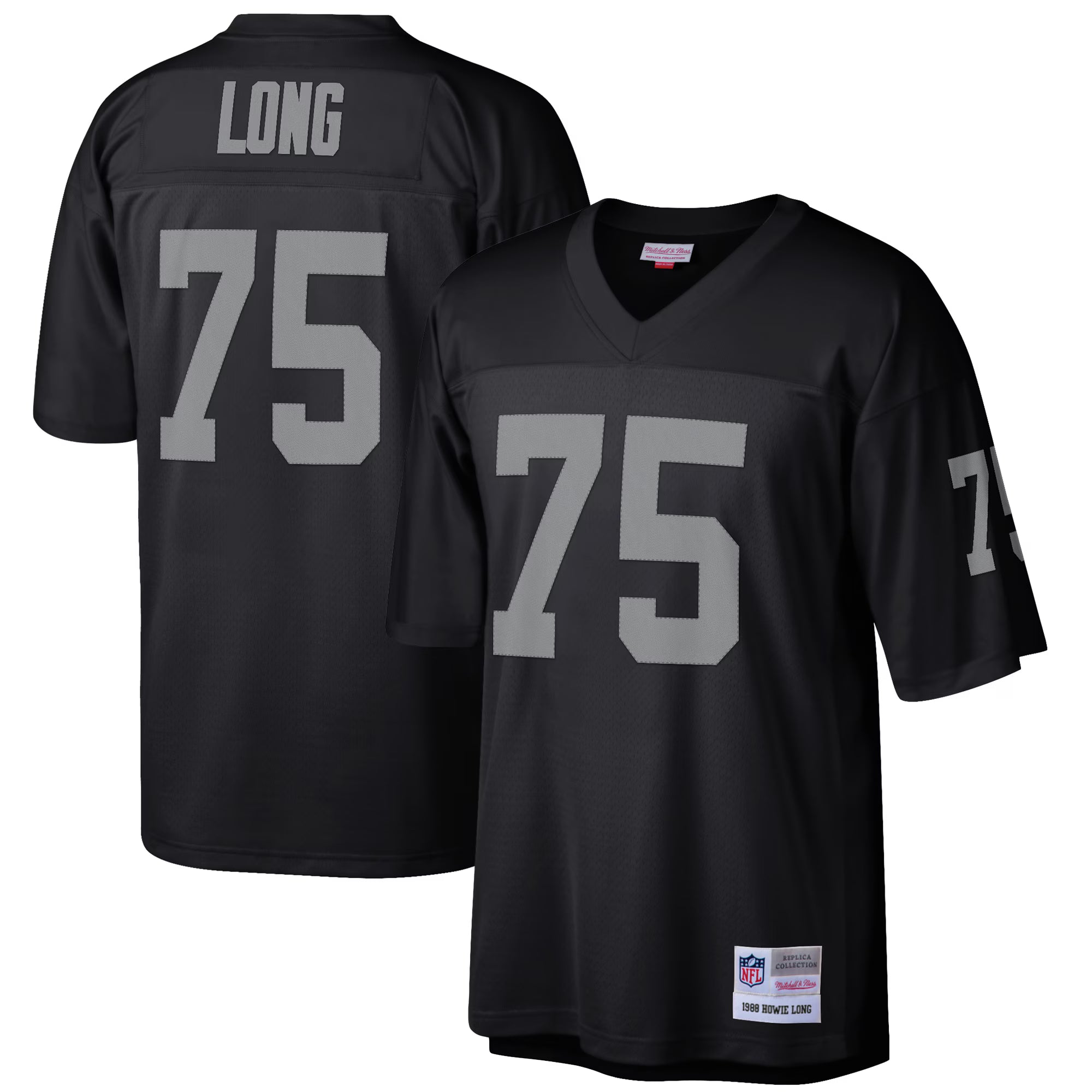 Howie Long Las Vegas Raiders Mitchell &amp; Ness Retired Player Legacy Replica Jersey - Black