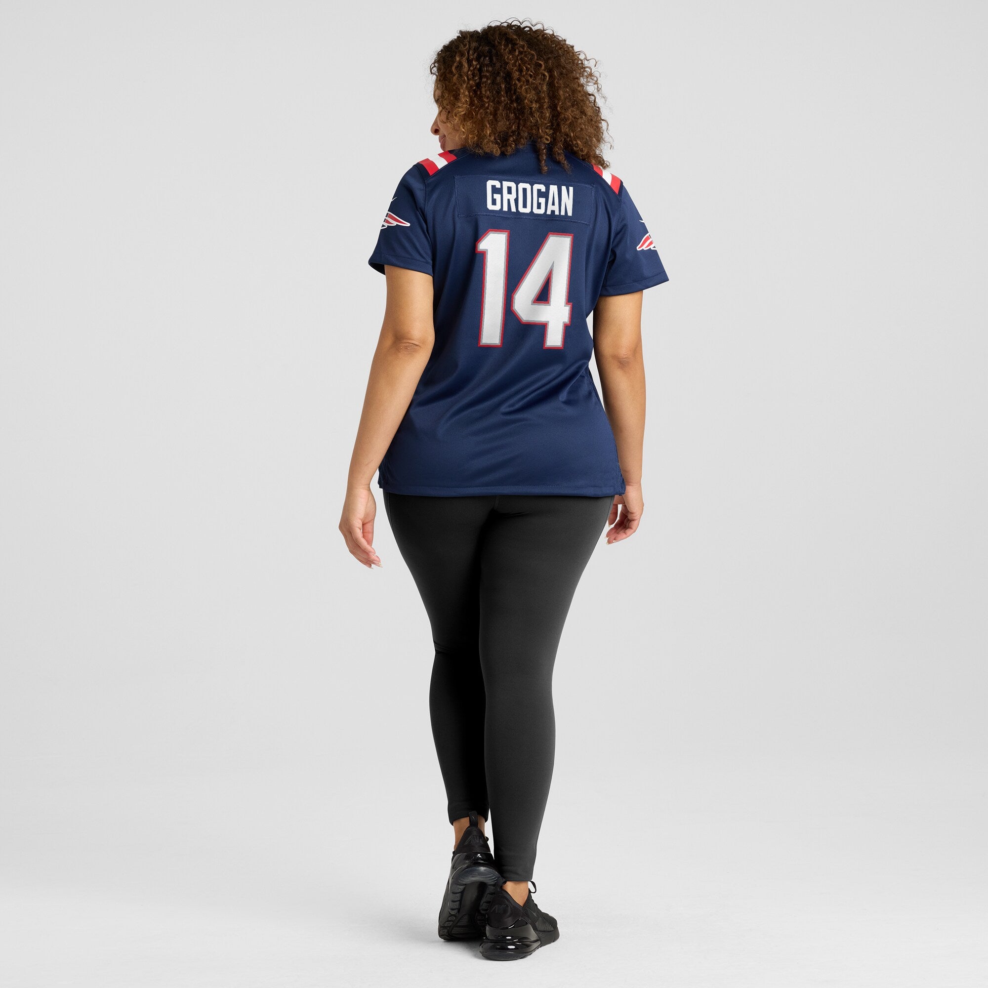 Steve Grogan New England Patriots Nike Women's Game Retired Player Jersey - Navy