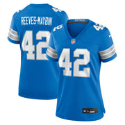 Jalen Reeves-Maybin Detroit Lions Nike Women's Team Game Jersey -  Blue