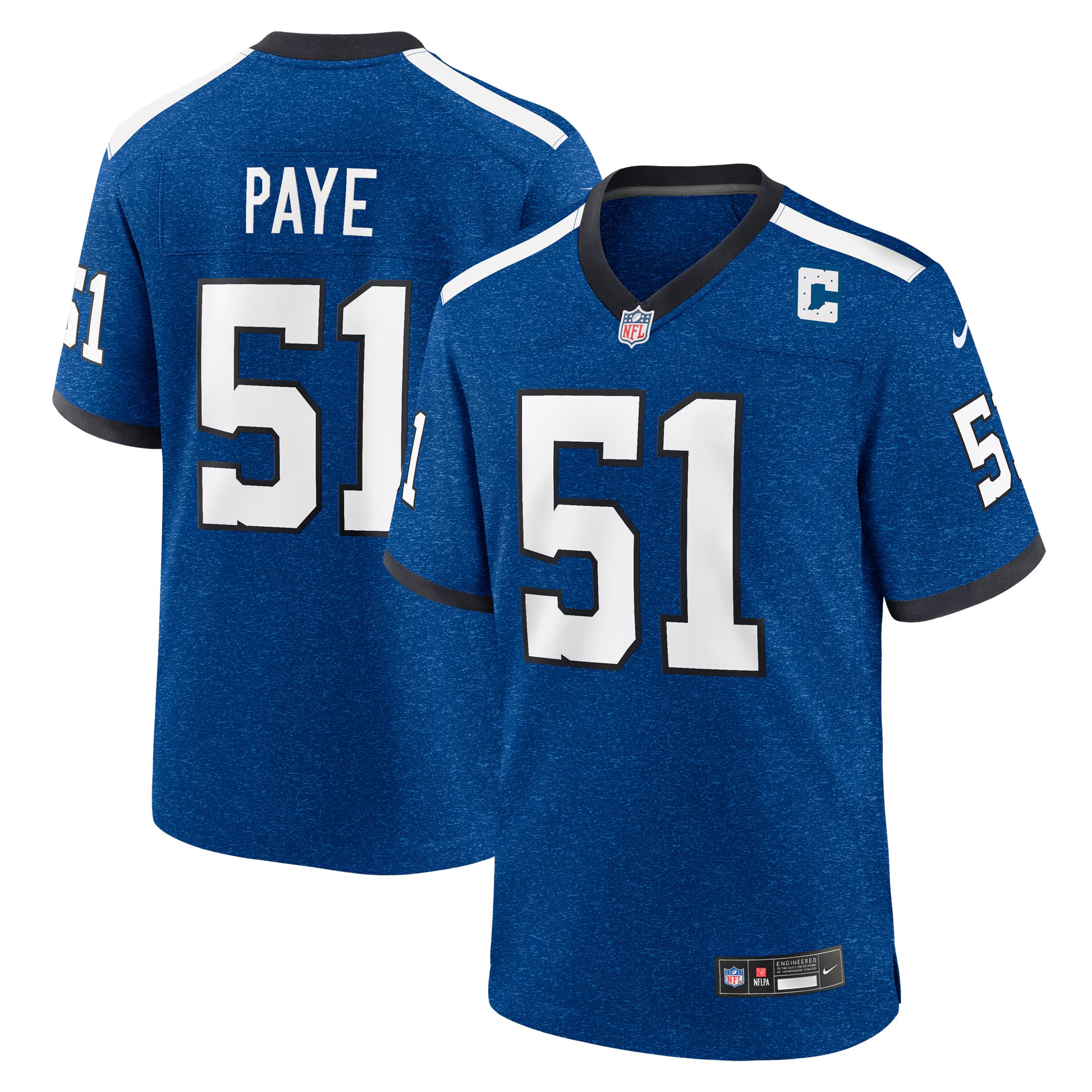 Kwity Paye Indianapolis Colts Nike Alternate Game Jersey - Blue
