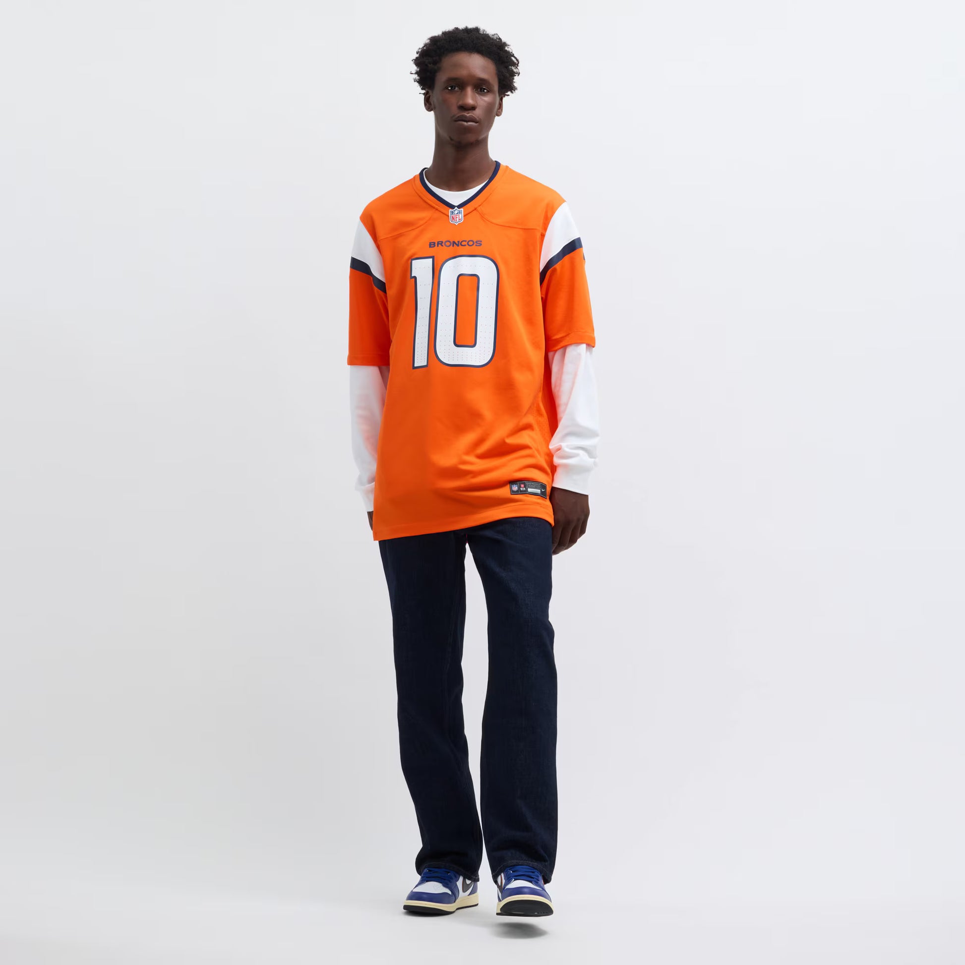 Bo Nix Denver Broncos Nike  Player Game Jersey - Orange