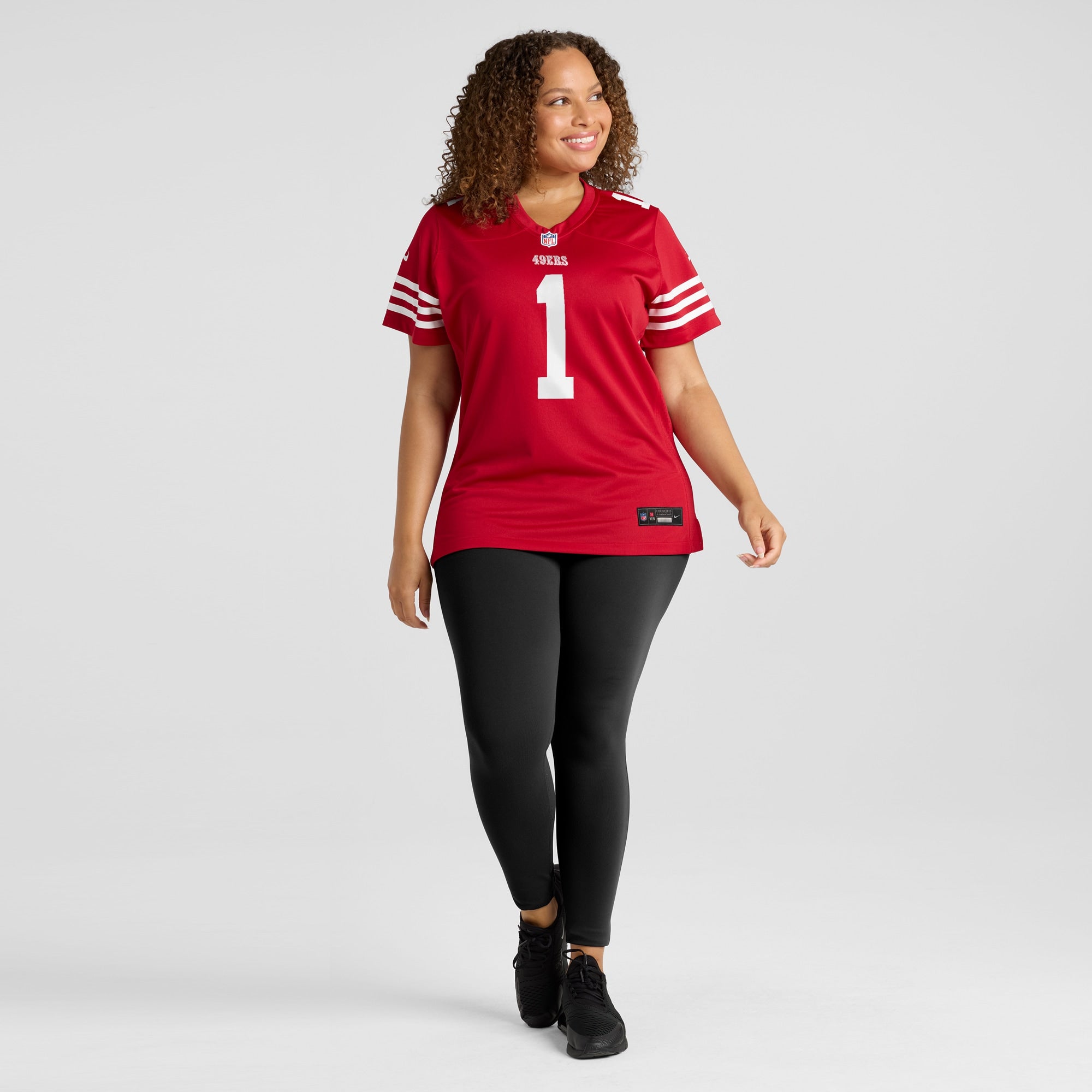 Number 1 Mom San Francisco 49ers Nike Women's Game Jersey - Scarlet