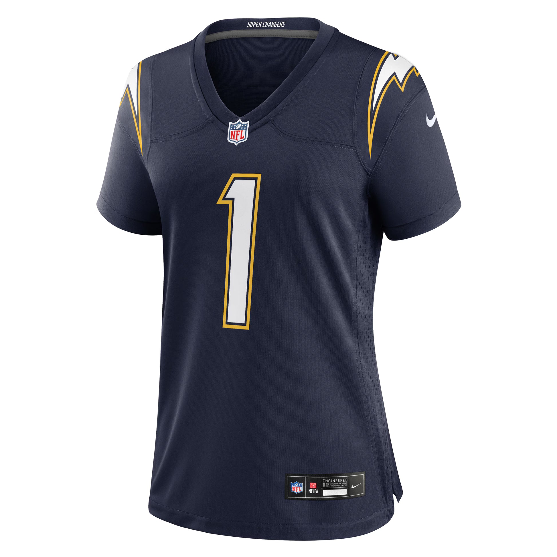Quentin Johnston Los Angeles Chargers Nike Women's Alternate Super Chargers Game Jersey - Navy