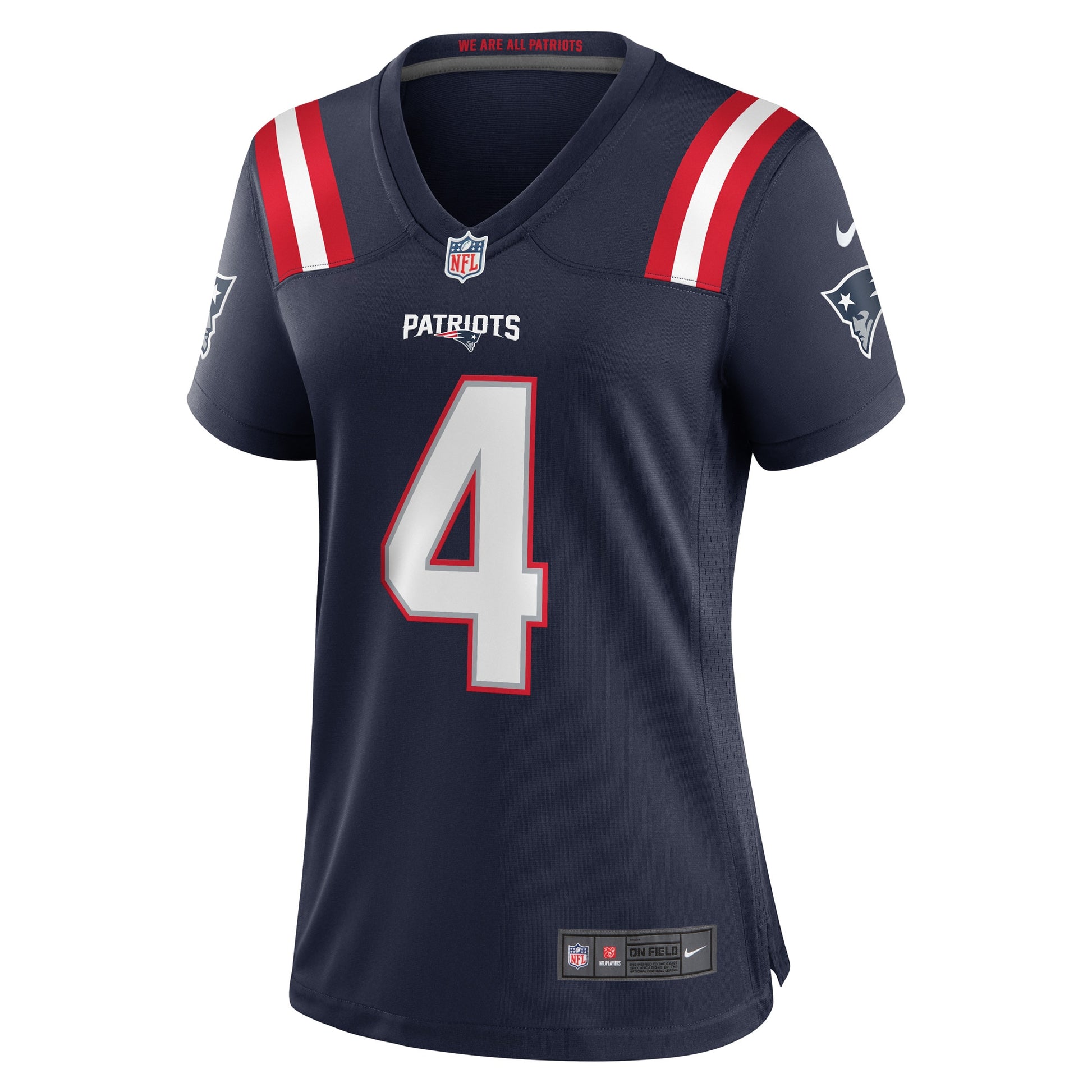 Bailey Zappe New England Patriots Nike Women's Game Jersey - Navy