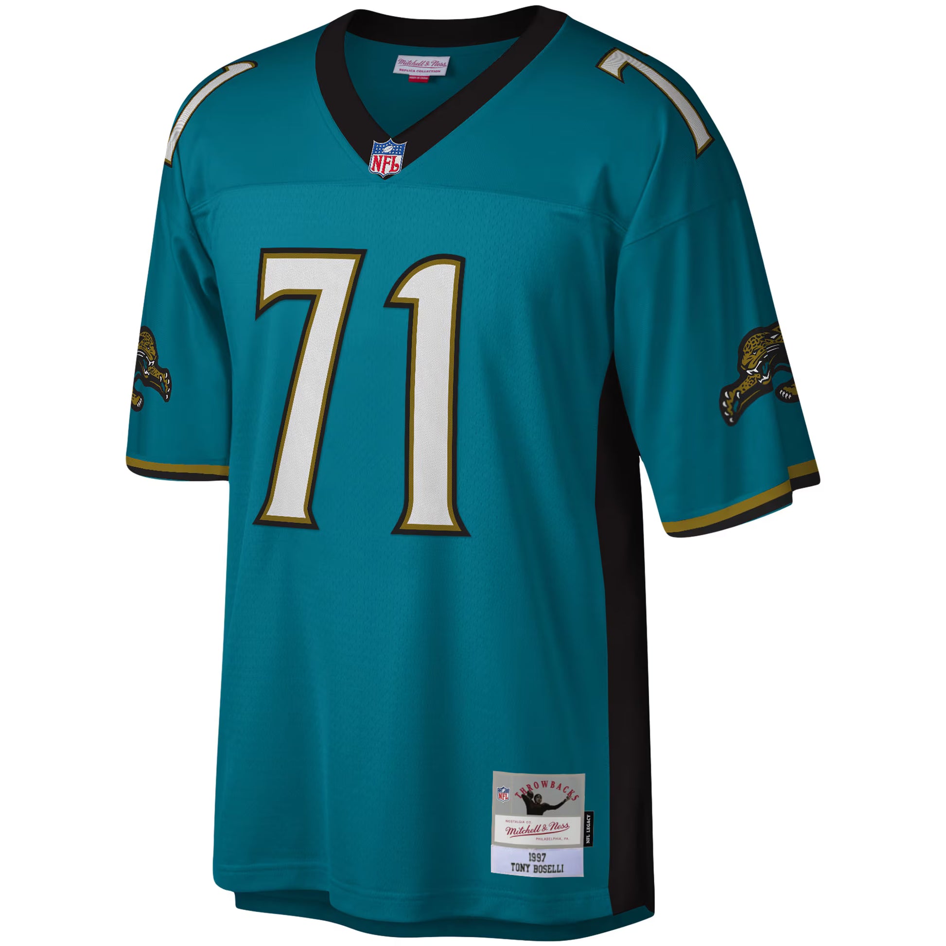Tony Boselli Jacksonville Jaguars Mitchell &amp; Ness Legacy Replica Jersey - Teal