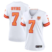 Bucky Irving '76 Tampa Bay Buccaneers Nike Women's 50th Season Game Jersey - White