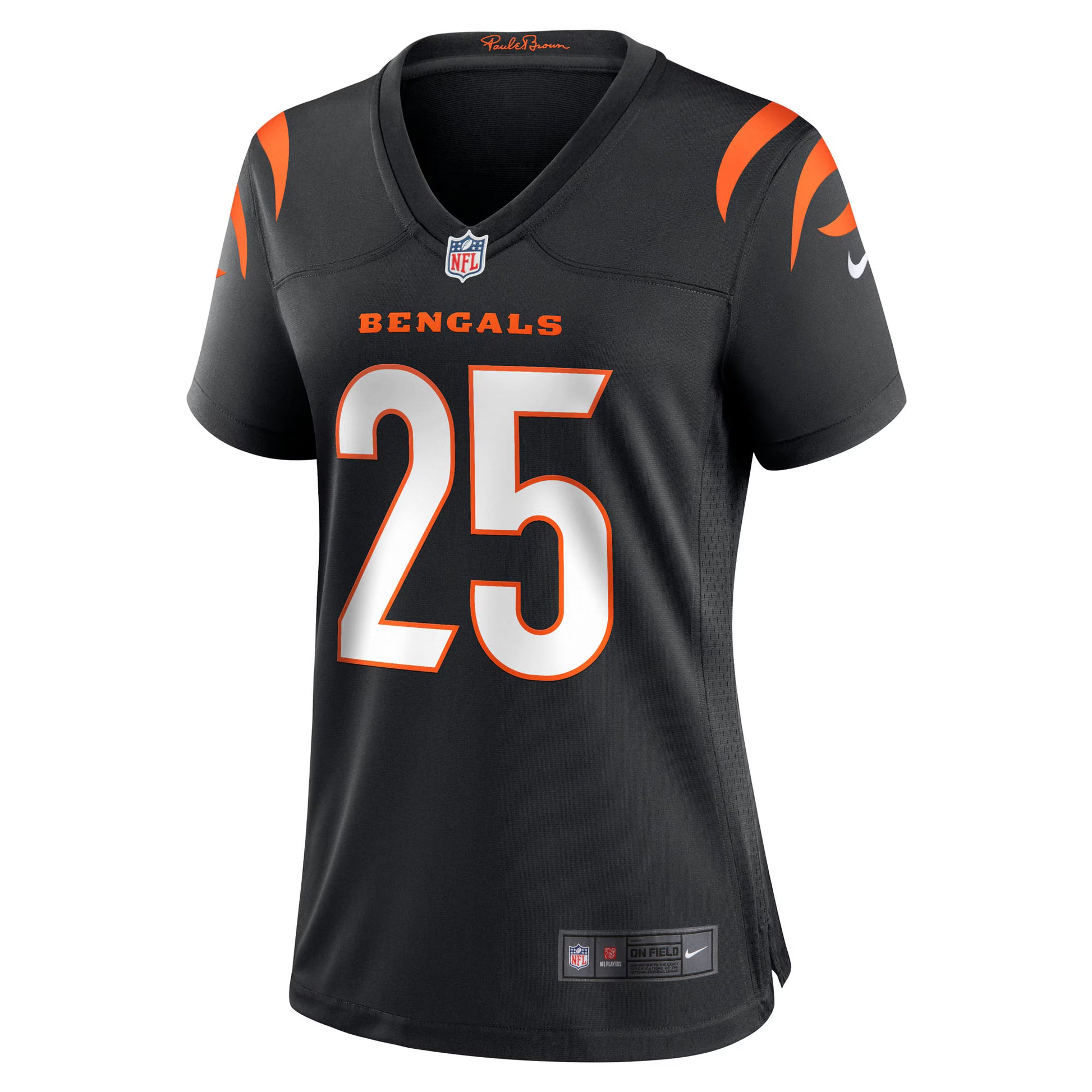 Tahj Brooks Cincinnati Bengals Nike Women's Team Game Jersey -  Black